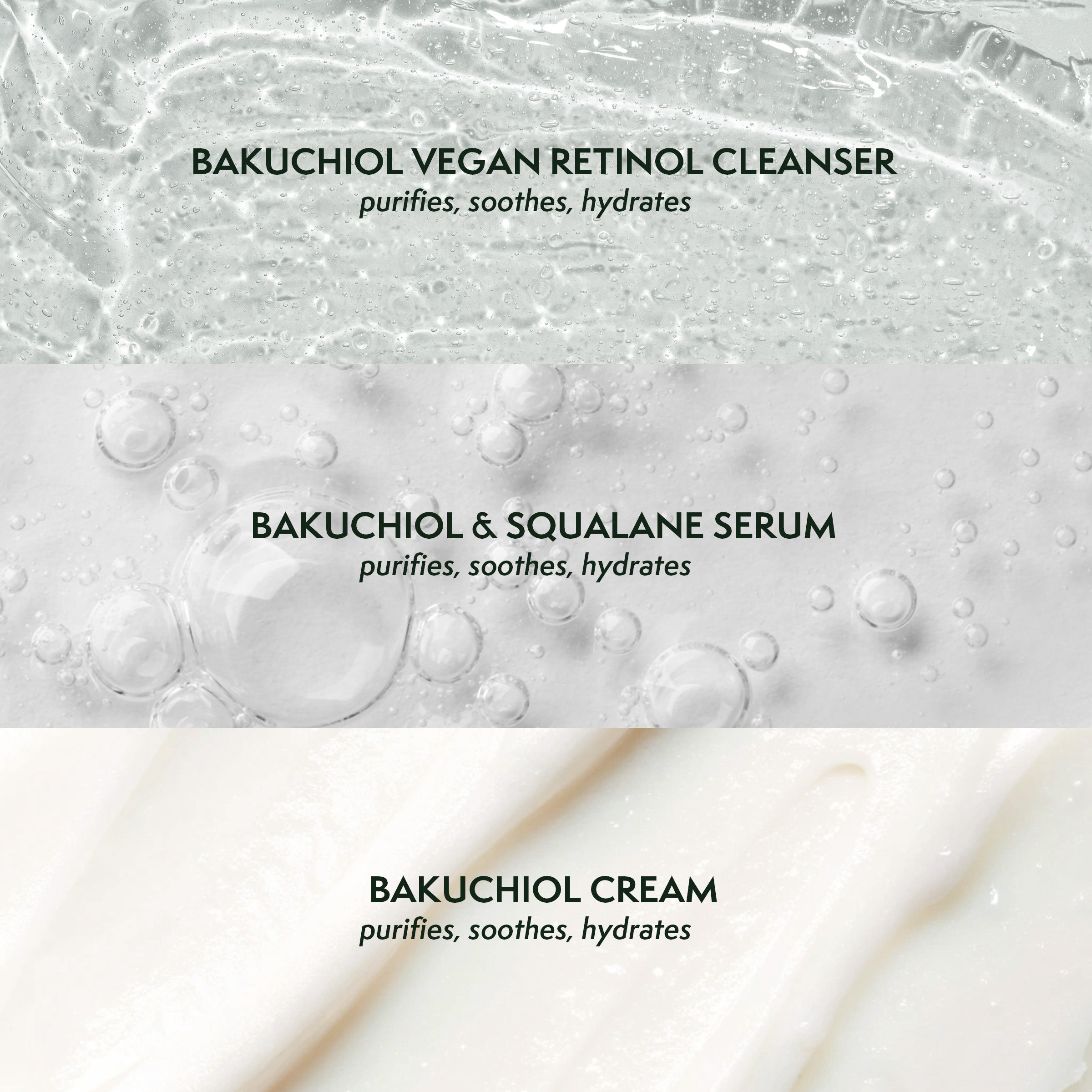 Bakuchiol + Cica Skincare Collection