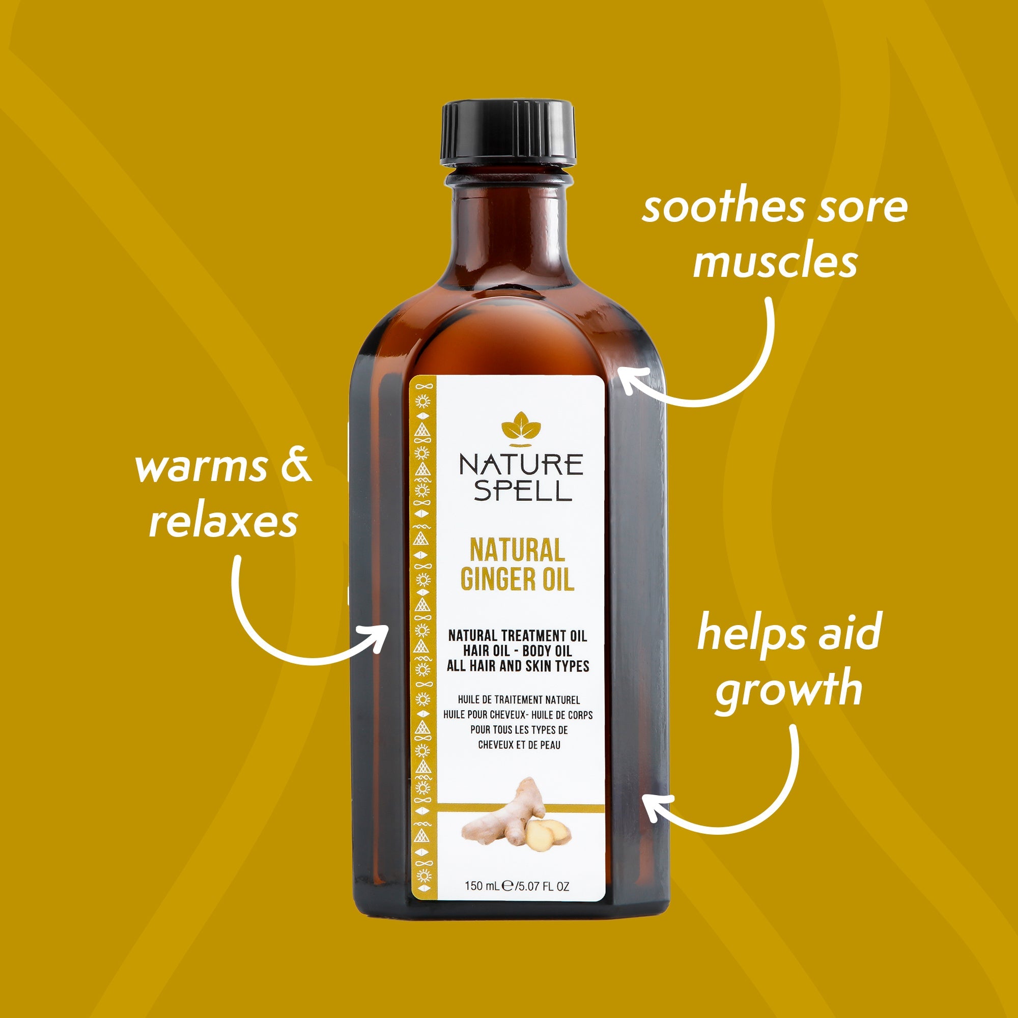 Ginger Oil For Hair & Skin