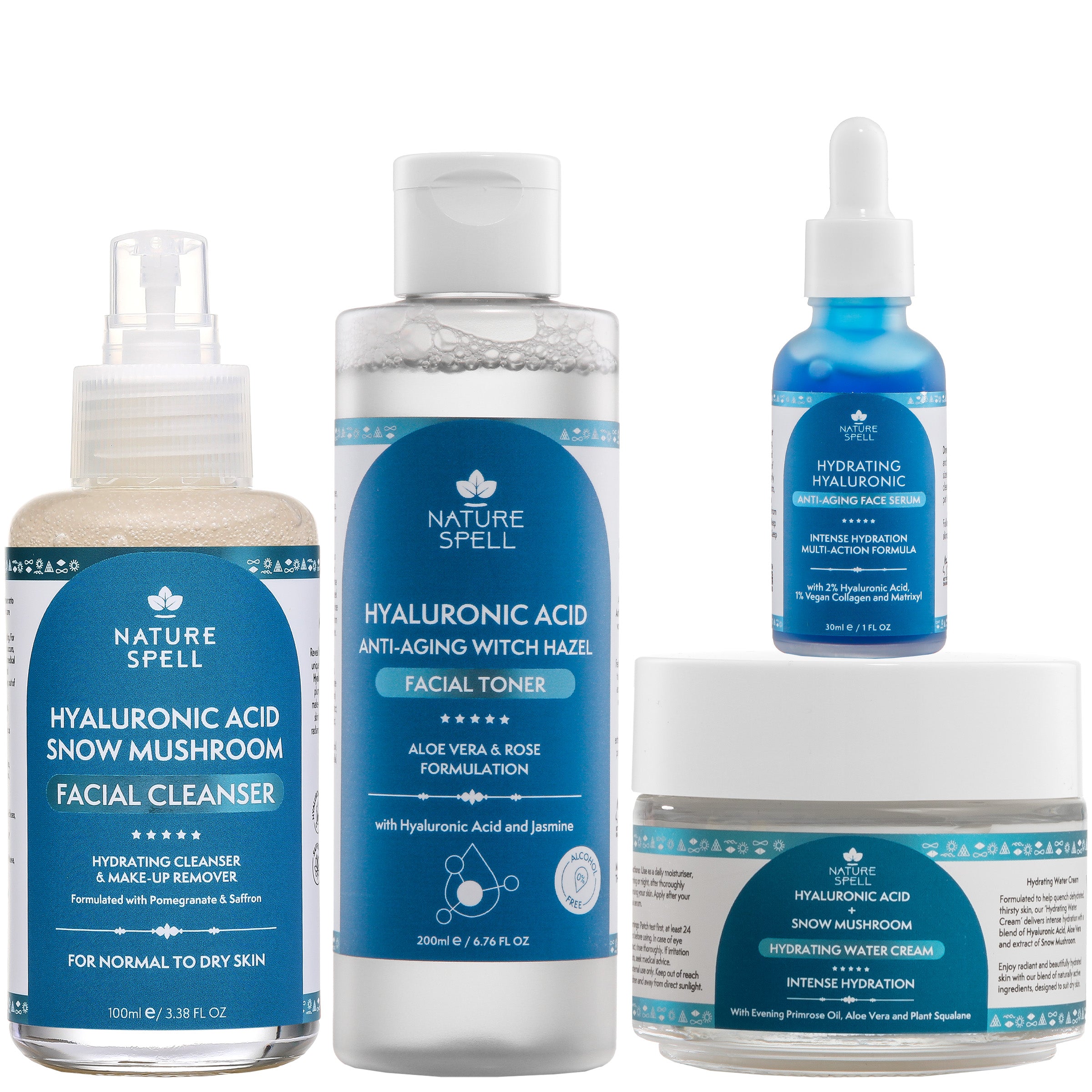 Hydrating Hyaluronic + Snow Mushroom Skincare Set