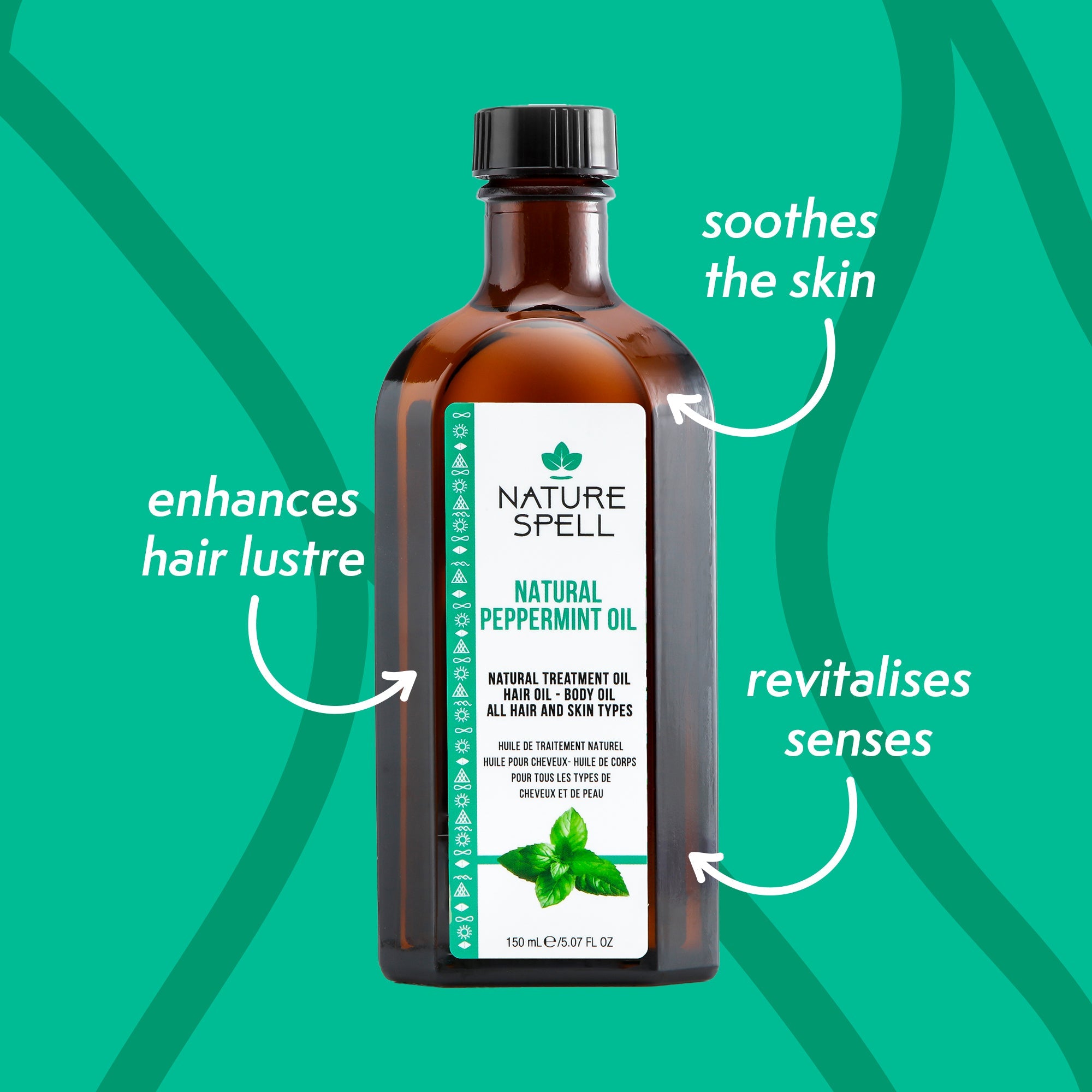 Peppermint Oil For Hair & Skin