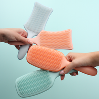 No Fuss Detangler Brush - Glossy Turquoise