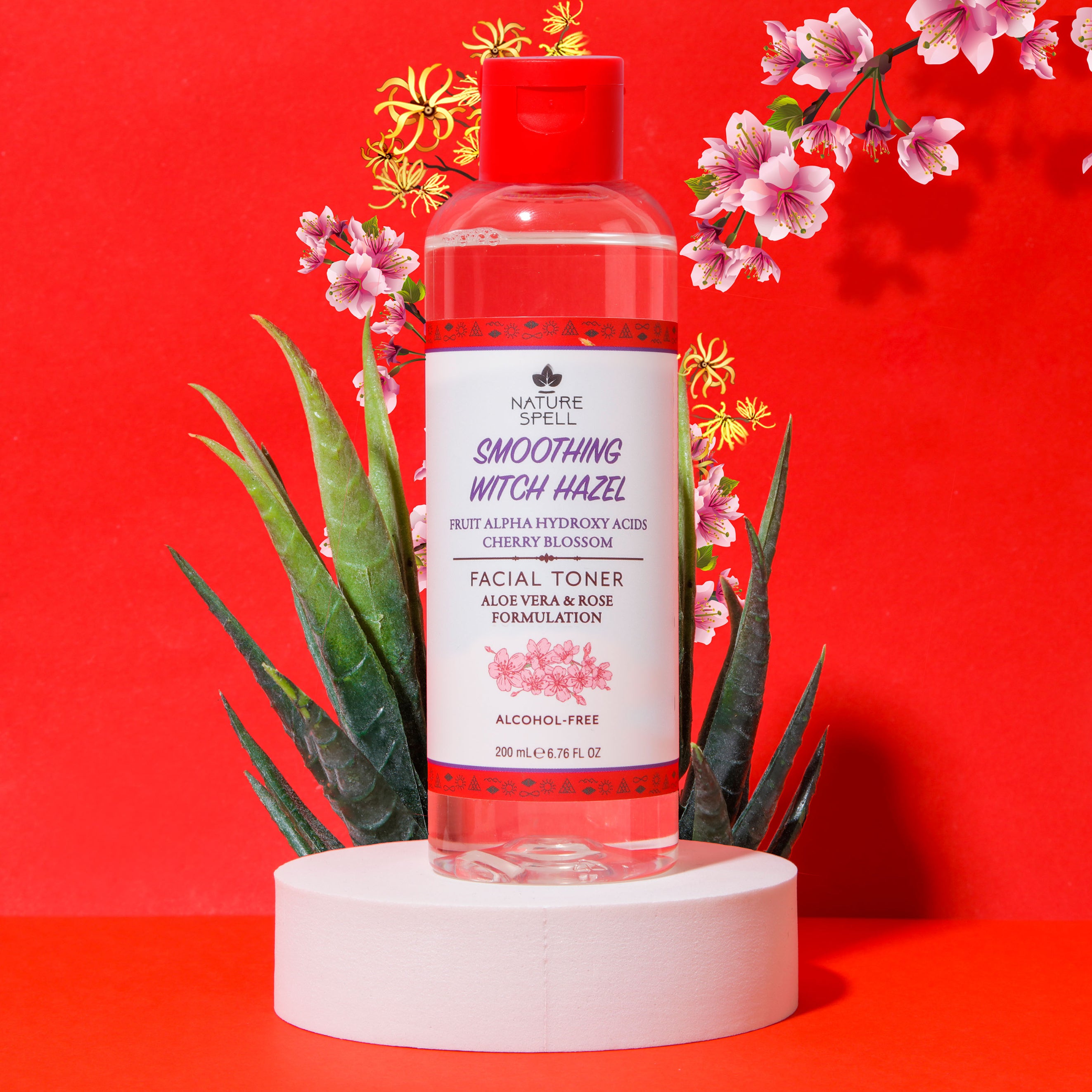 Smoothing Witch Hazel Face Toner with AHA's