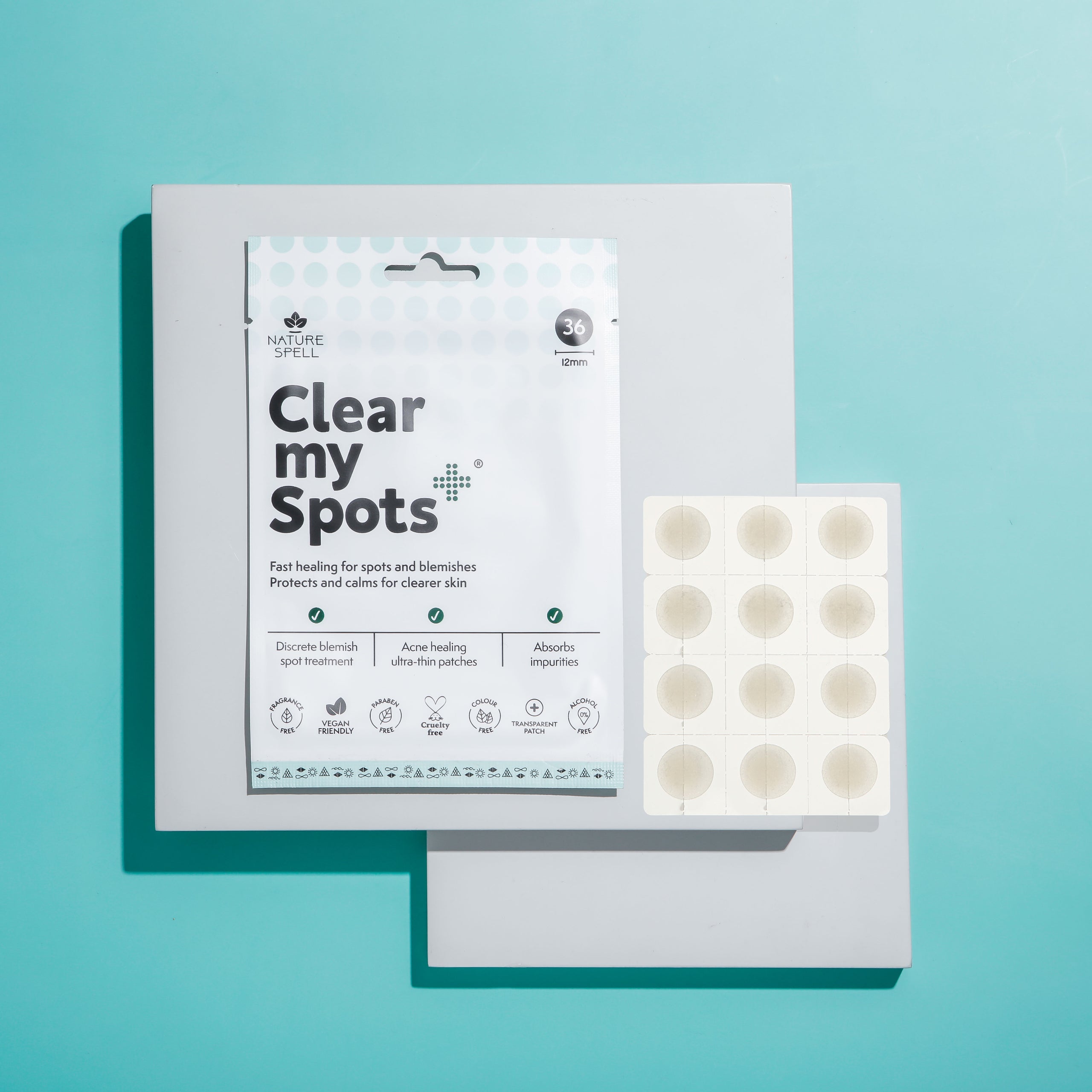 Clear My Spots Pimple Patches  - 36 Translucent Hydrocolloid Patches