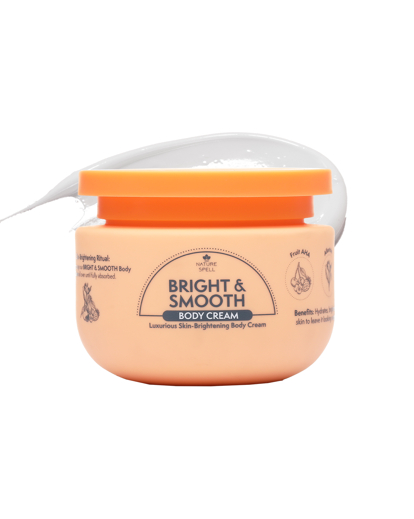 bright & smooth body cream 250ml – Nature Spell Global