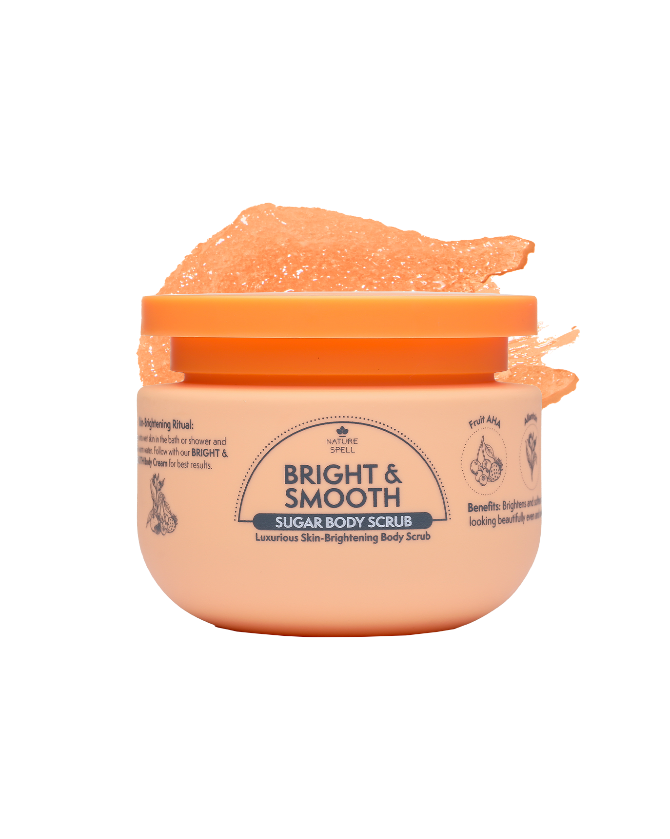 bright & smooth body scrub 300g – Nature Spell Global