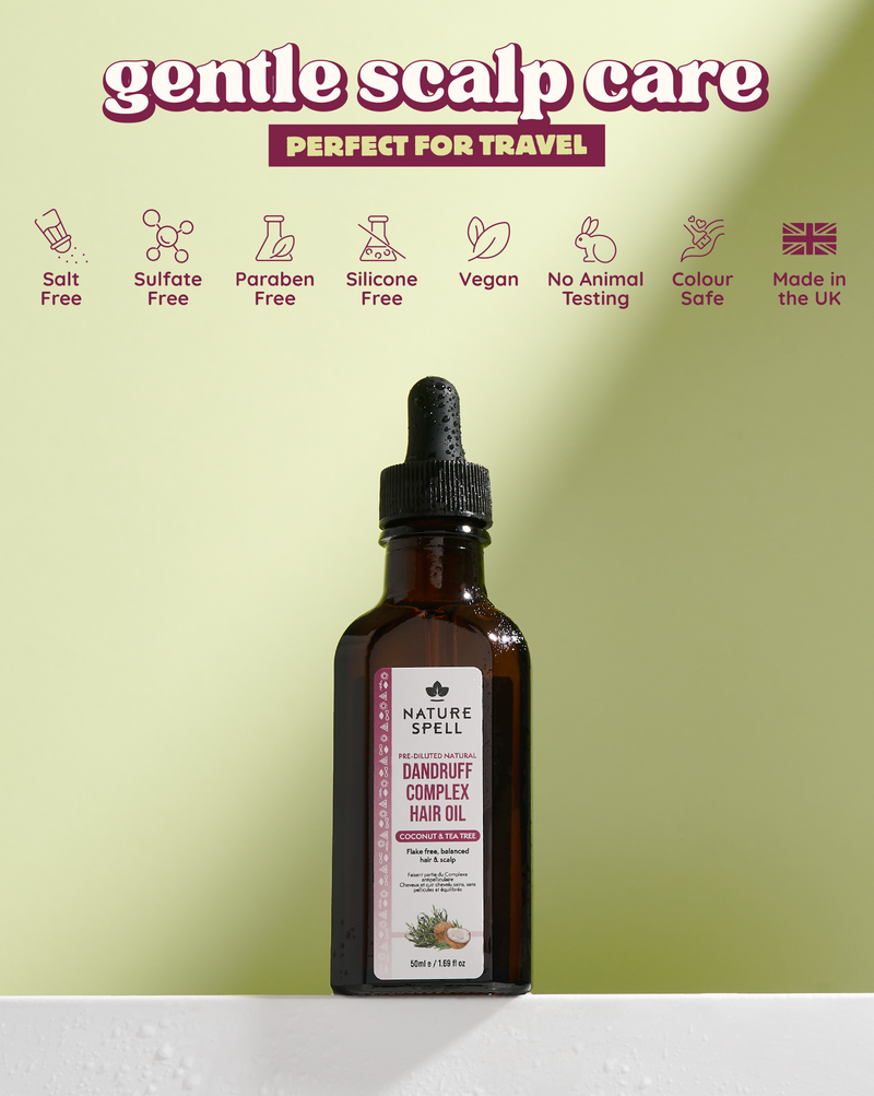 Coconut & Tea Tree Scalp & Hair Oil Travel Size - 50ml