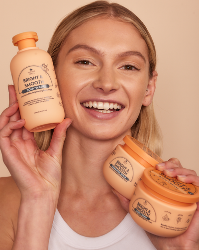 bright & smooth  body wash