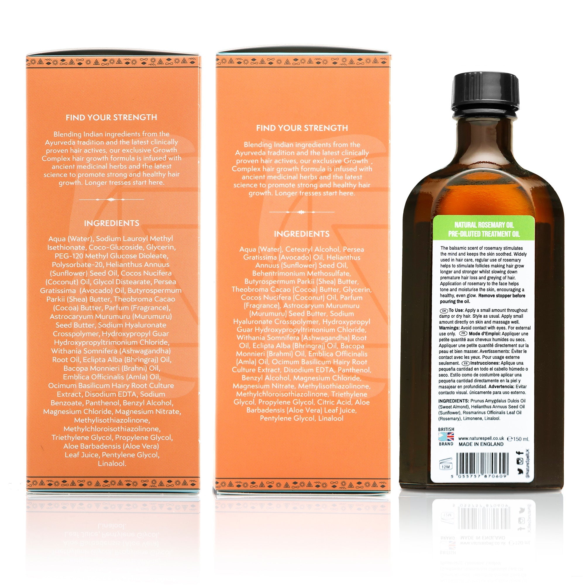 Rosemary Oil with Hair Growth Shampoo & Conditioner Set