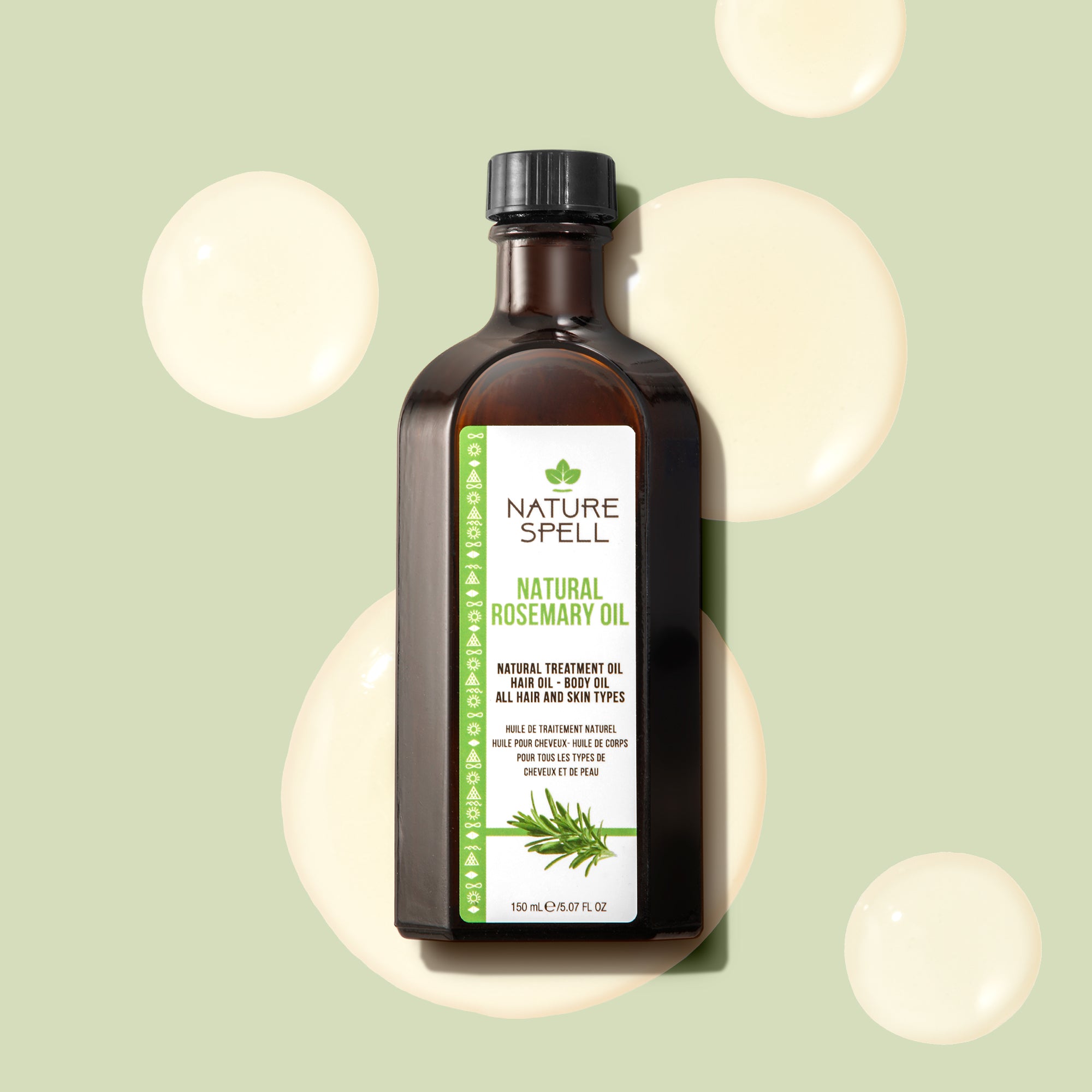 Batana & Rosemary Hair Nourishment Set with pump and Oil Applicator Set