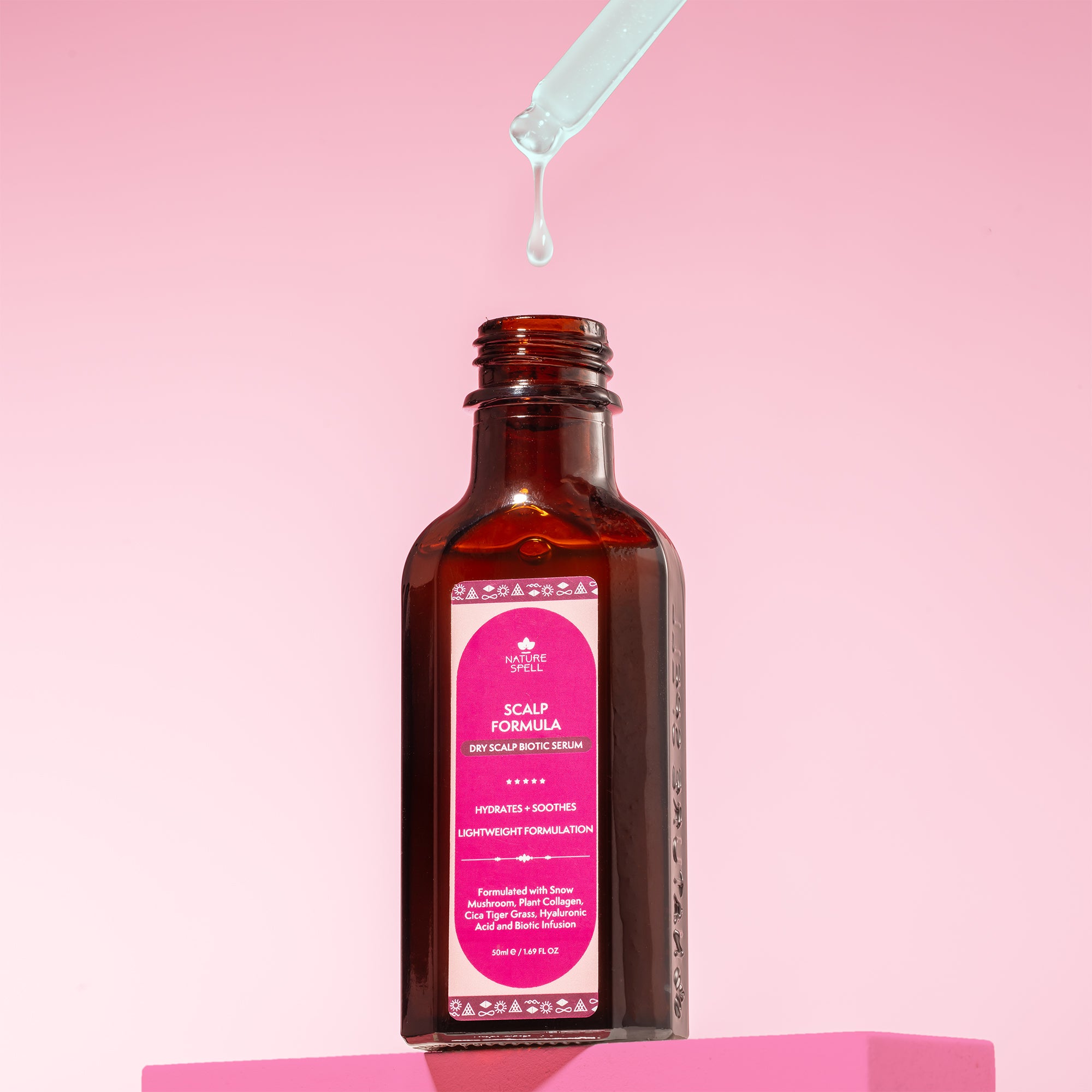Dry Scalp Formula - Calm & Clear Biotic Serum for Dry Scalp with Hyaluronic Acid + Plant Collagen