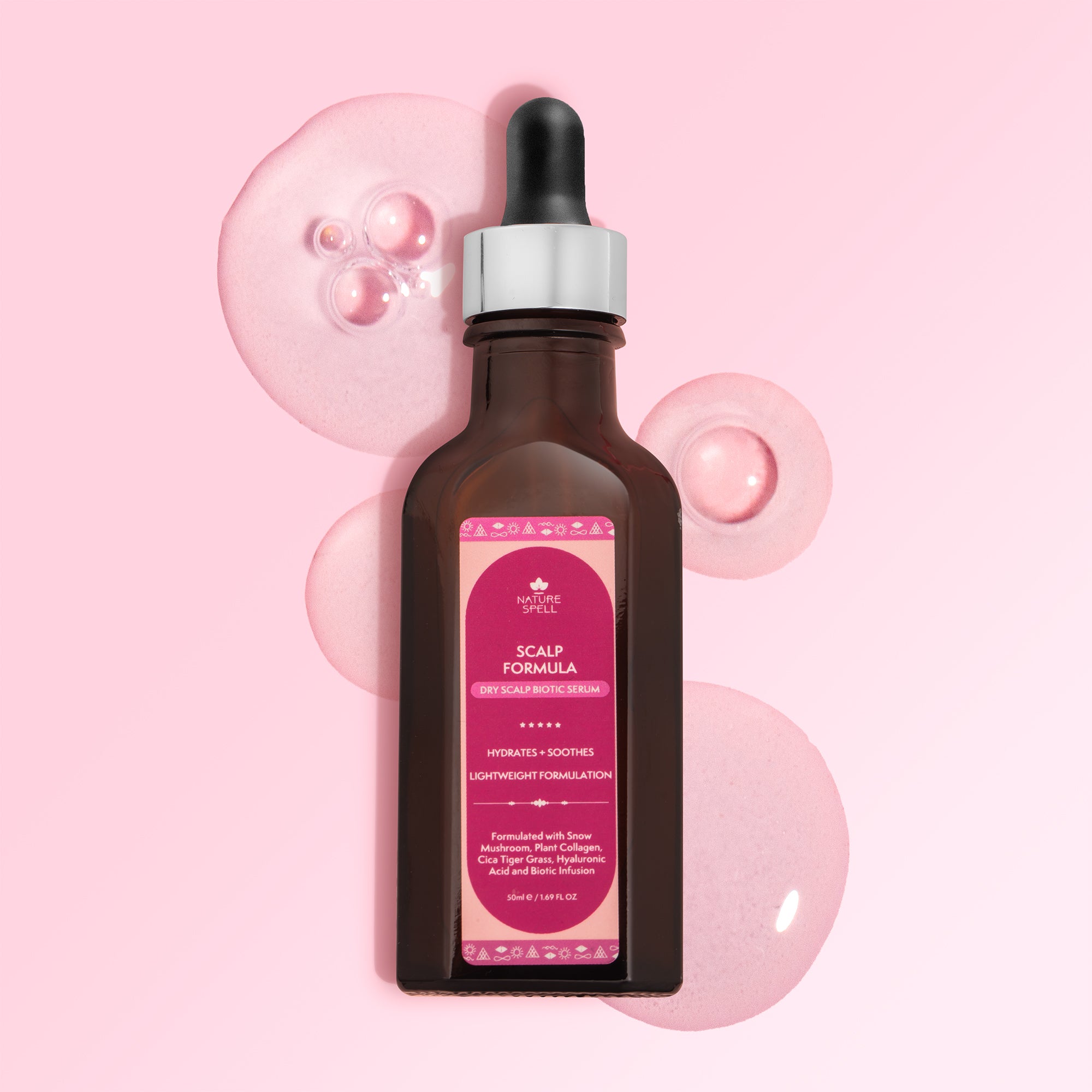 Dry Scalp Formula - Calm & Clear Biotic Serum for Dry Scalp with Hyaluronic Acid + Plant Collagen