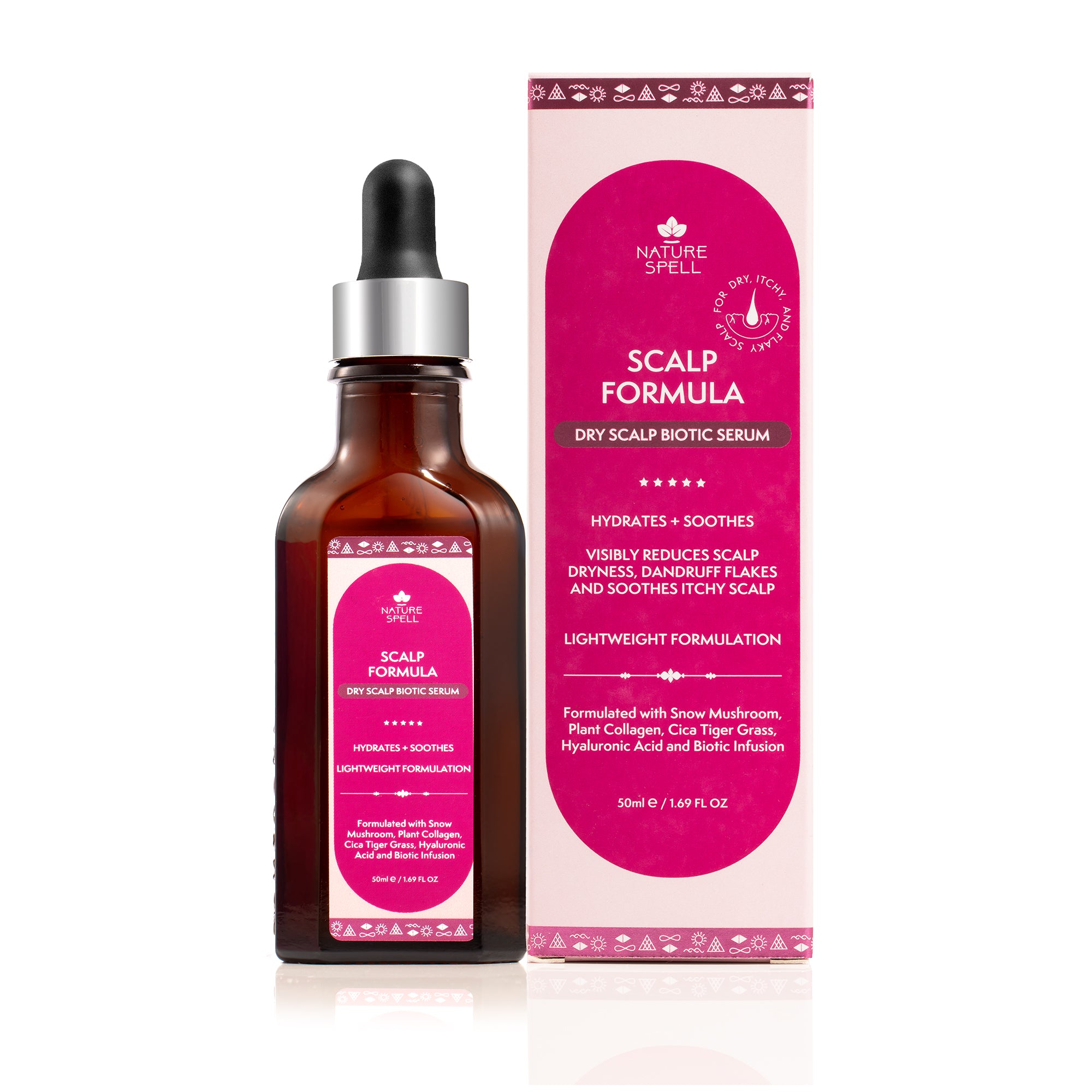 Dry Scalp Formula - Calm & Clear Biotic Serum for Dry Scalp with Hyaluronic Acid + Plant Collagen