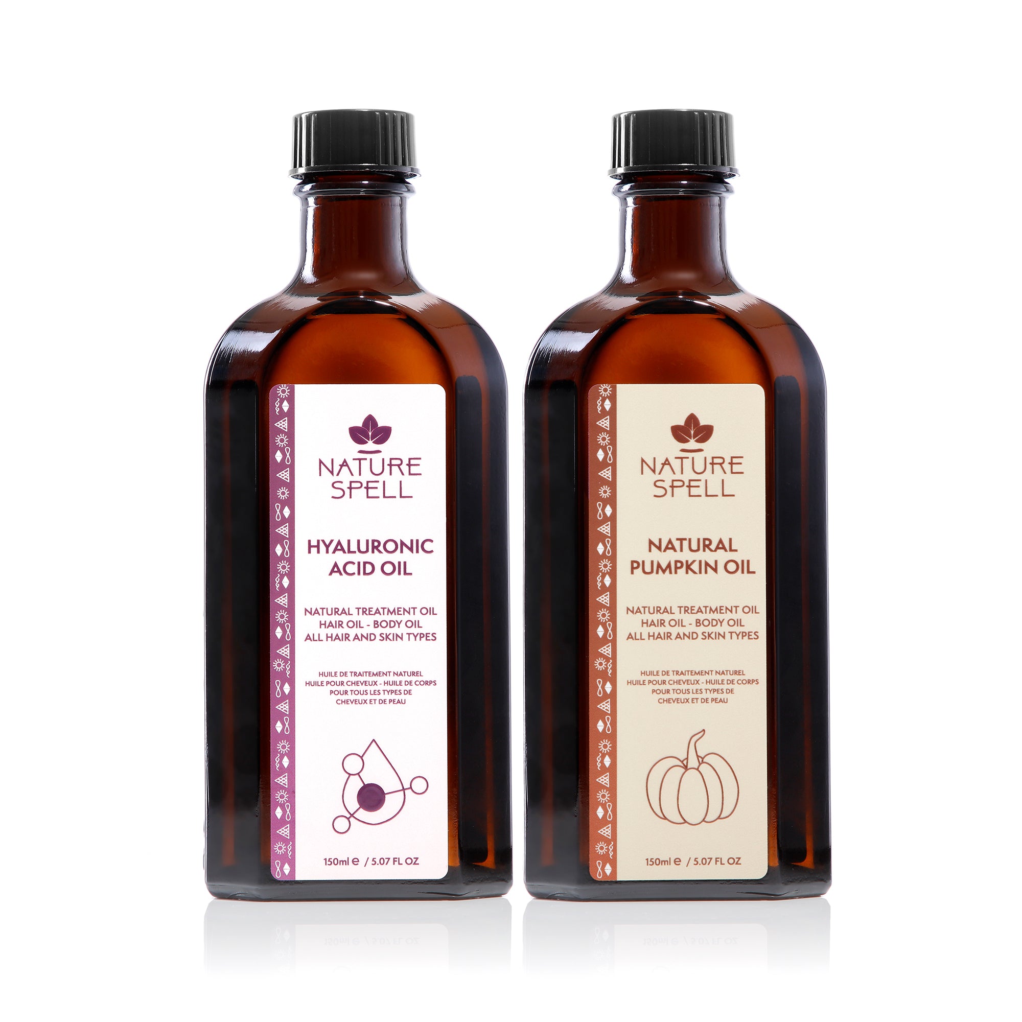 Duo Elixir: Hyaluronic Acid & Pumpkin Hair Oils - The Harmony of Hydration and Growth
