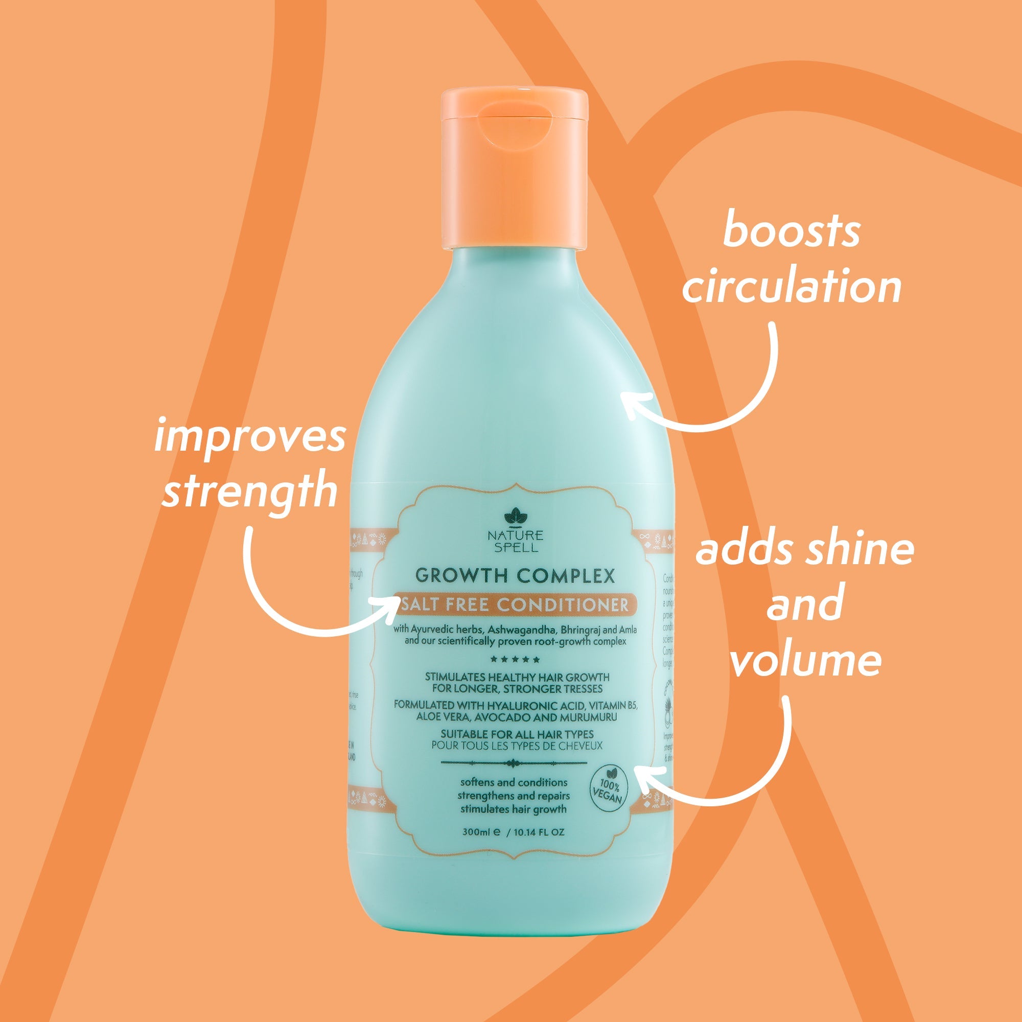 Growth Complex Hair Growth Set - Shampoo, Conditioner, Hair Mask, Leave-in Styling Conditioner & Hair Oil