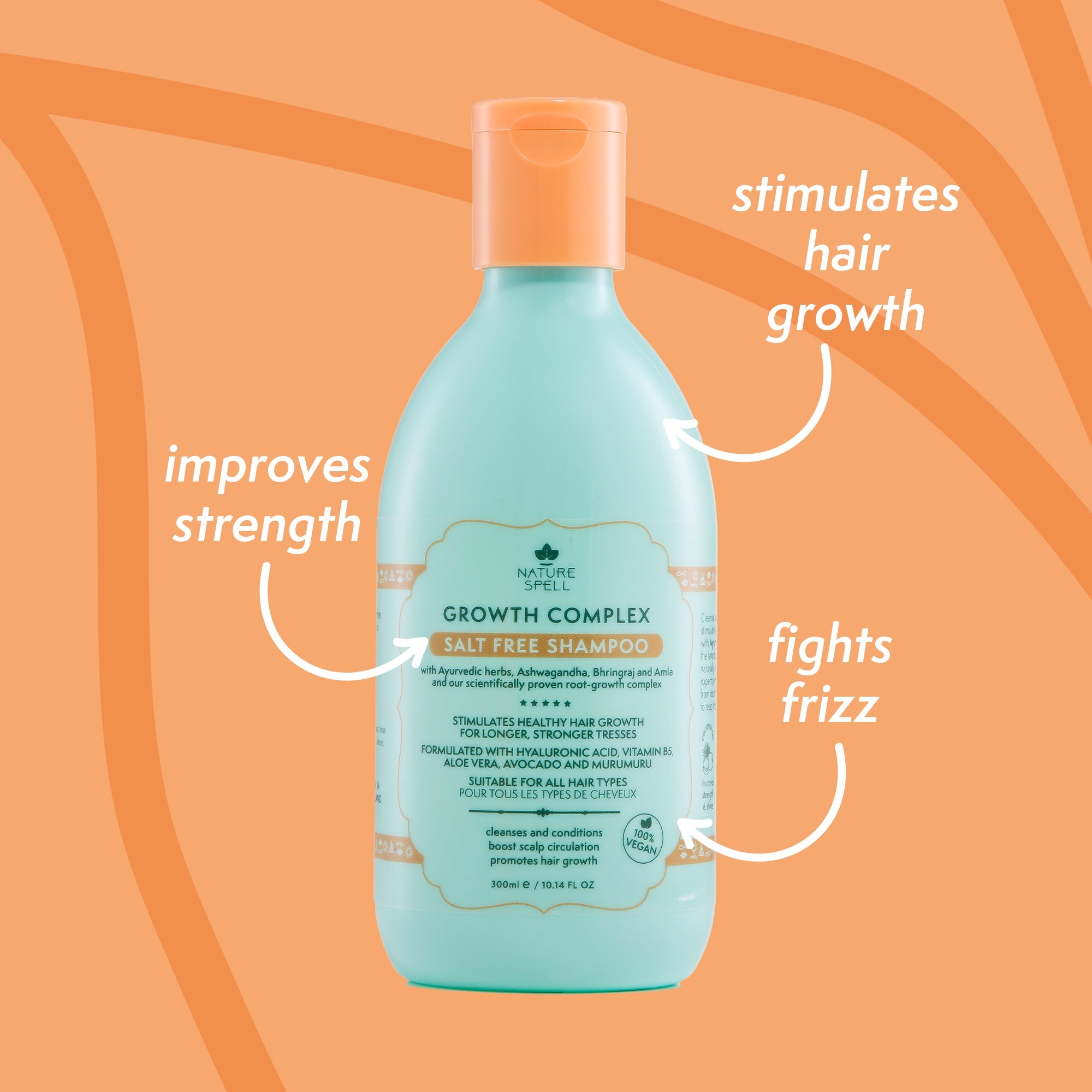 Growth Complex Hair Growth Set - Shampoo, Conditioner, Hair Mask, Leave-in Styling Conditioner & Hair Oil