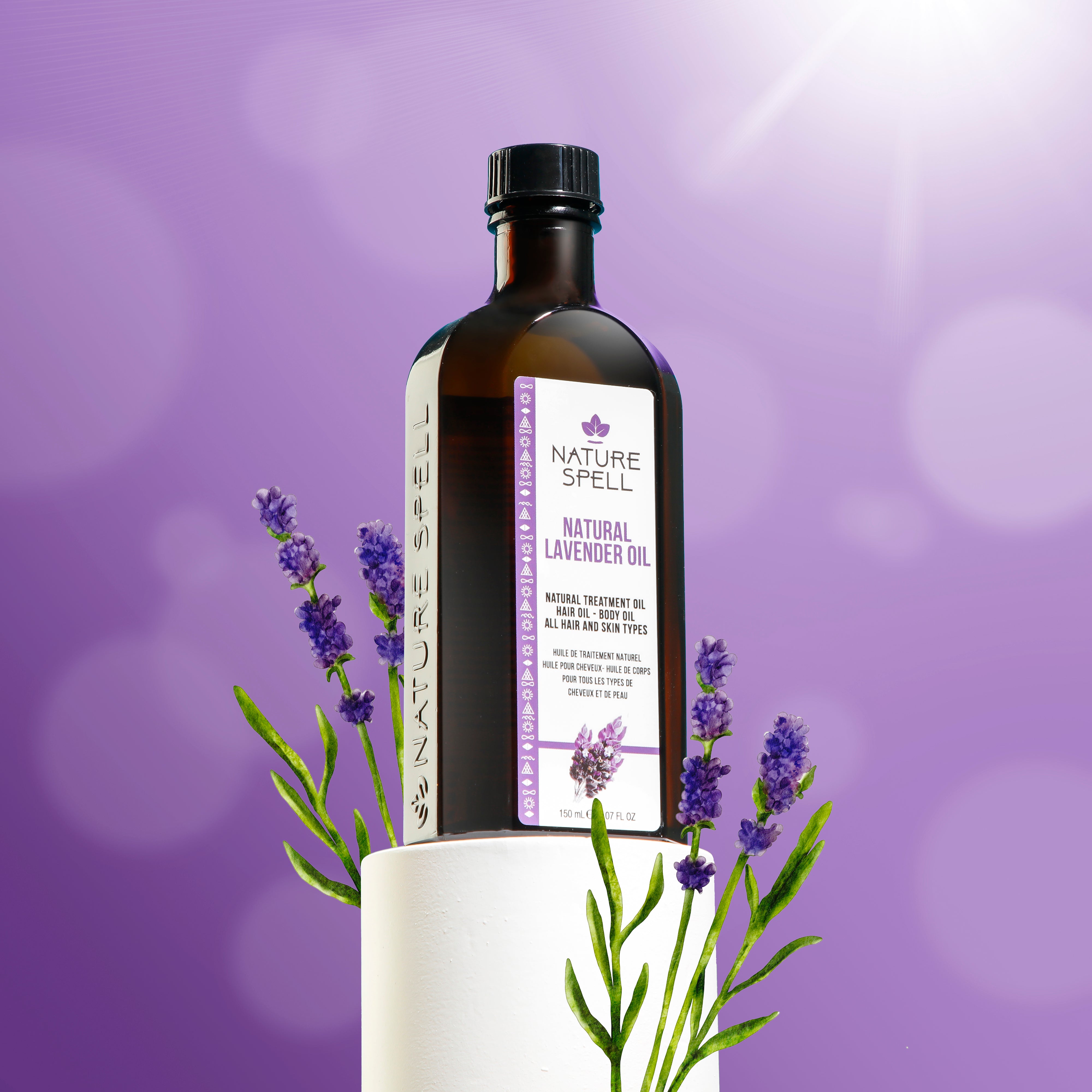 Lavender Oil For Hair & Skin