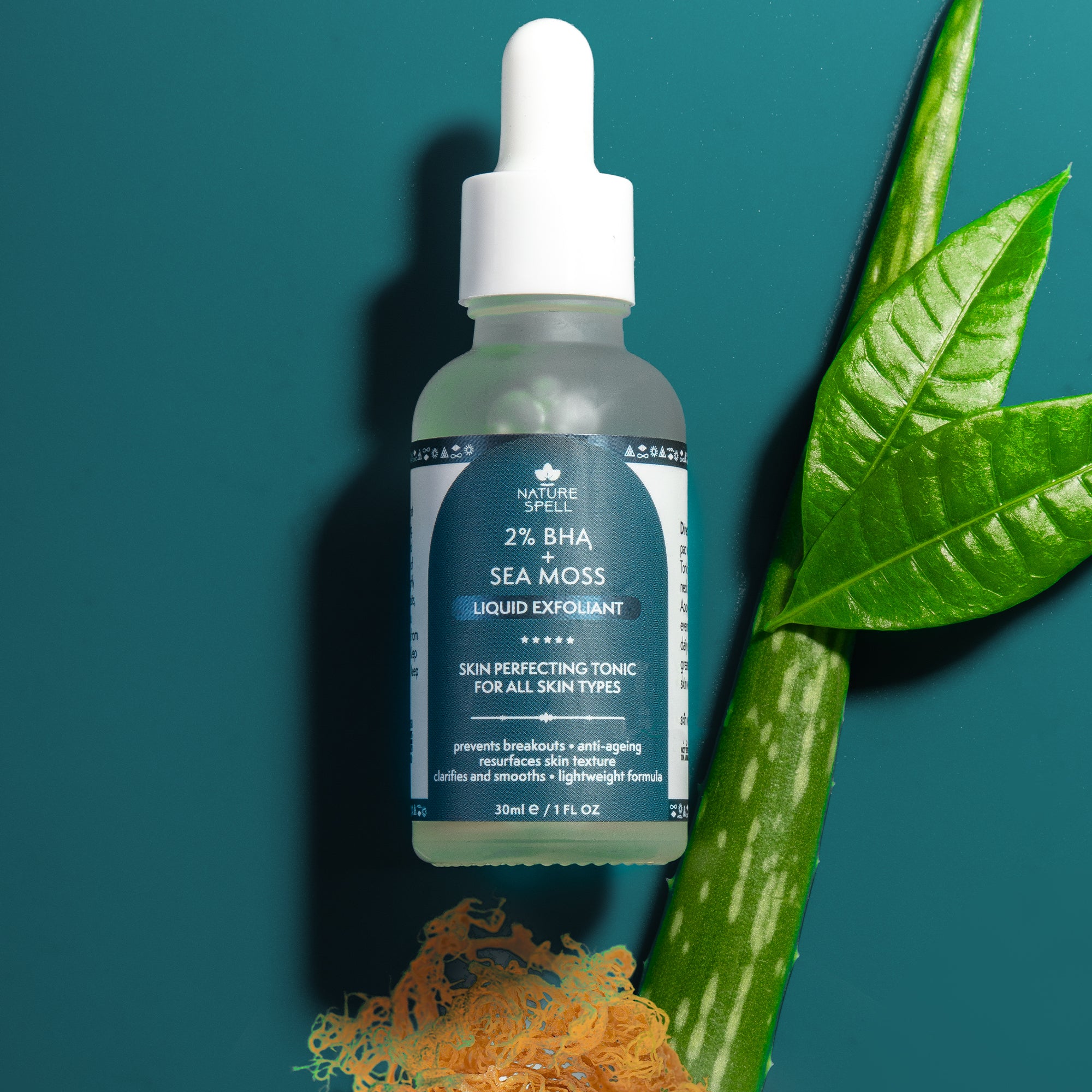 2% BHA + Sea moss Liquid Exfoliant (Salicylic Acid) – Skin Perfecting Tonic