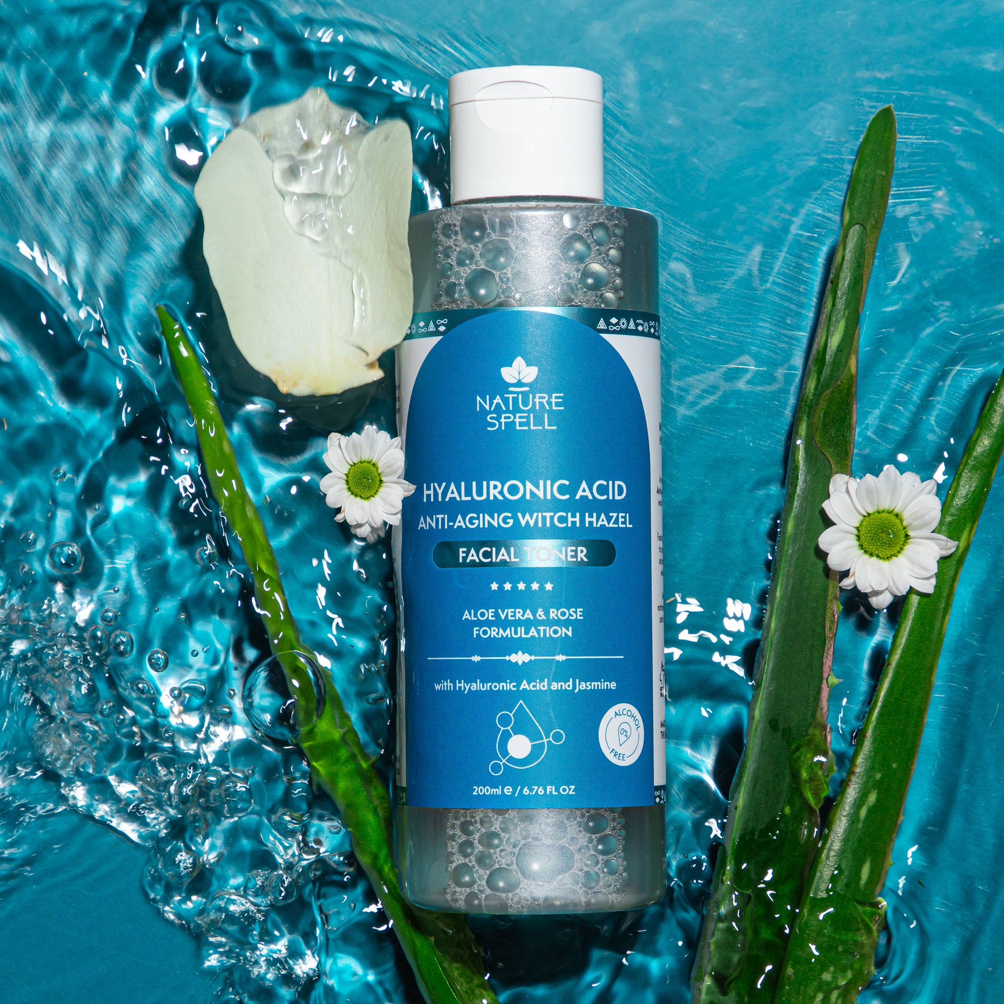 Hyaluronic Acid Anti-Aging Skincare Set - Toner + Serum + Moisturiser