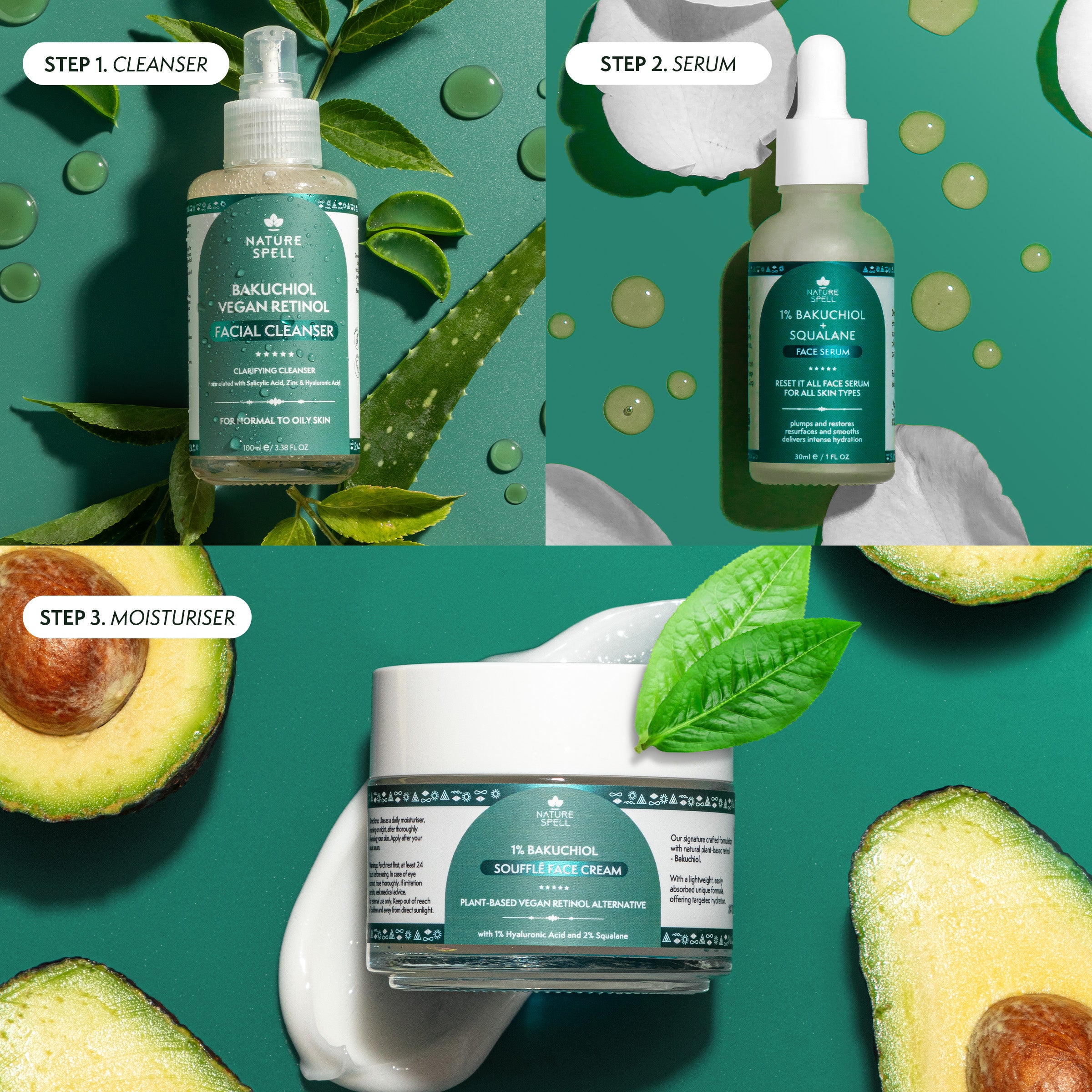 Bakuchiol + Cica Skincare Collection
