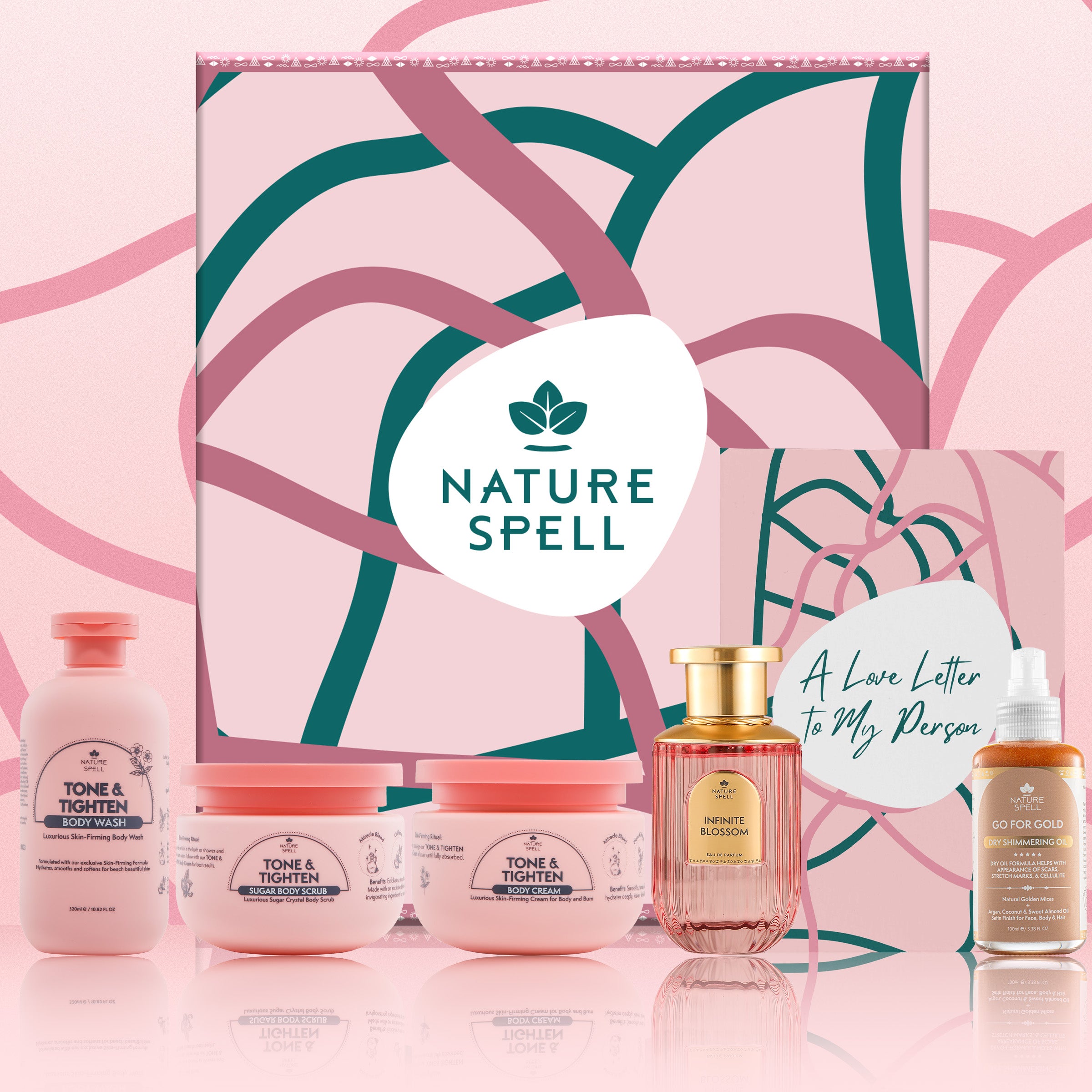 Blossom BodyCARE & Fragrance Gift Set  - Love yourself series by Nature Spell - Valentines Special