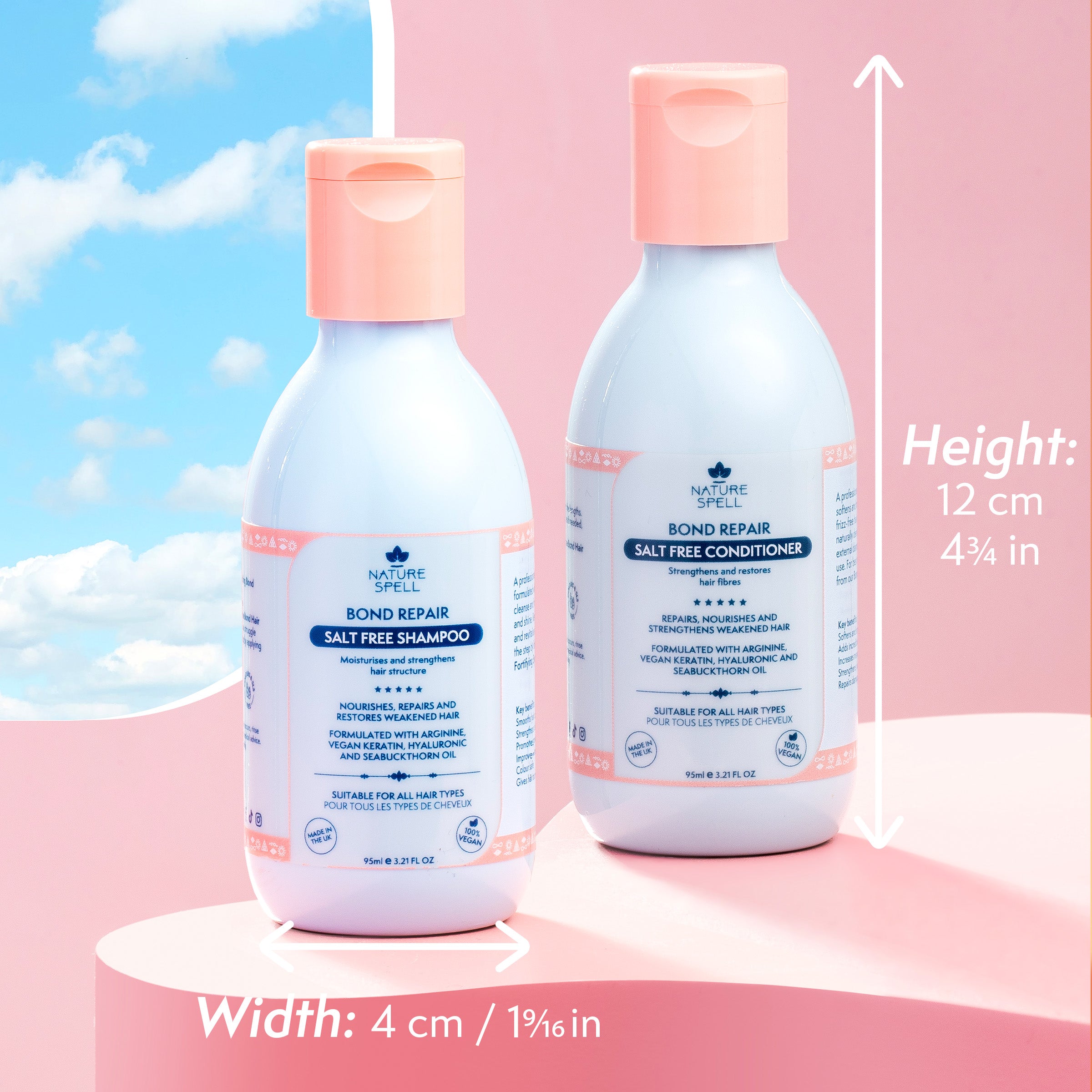Bond Repair Shampoo & Conditioner Restoring Duo - Travel Size 95ml x2