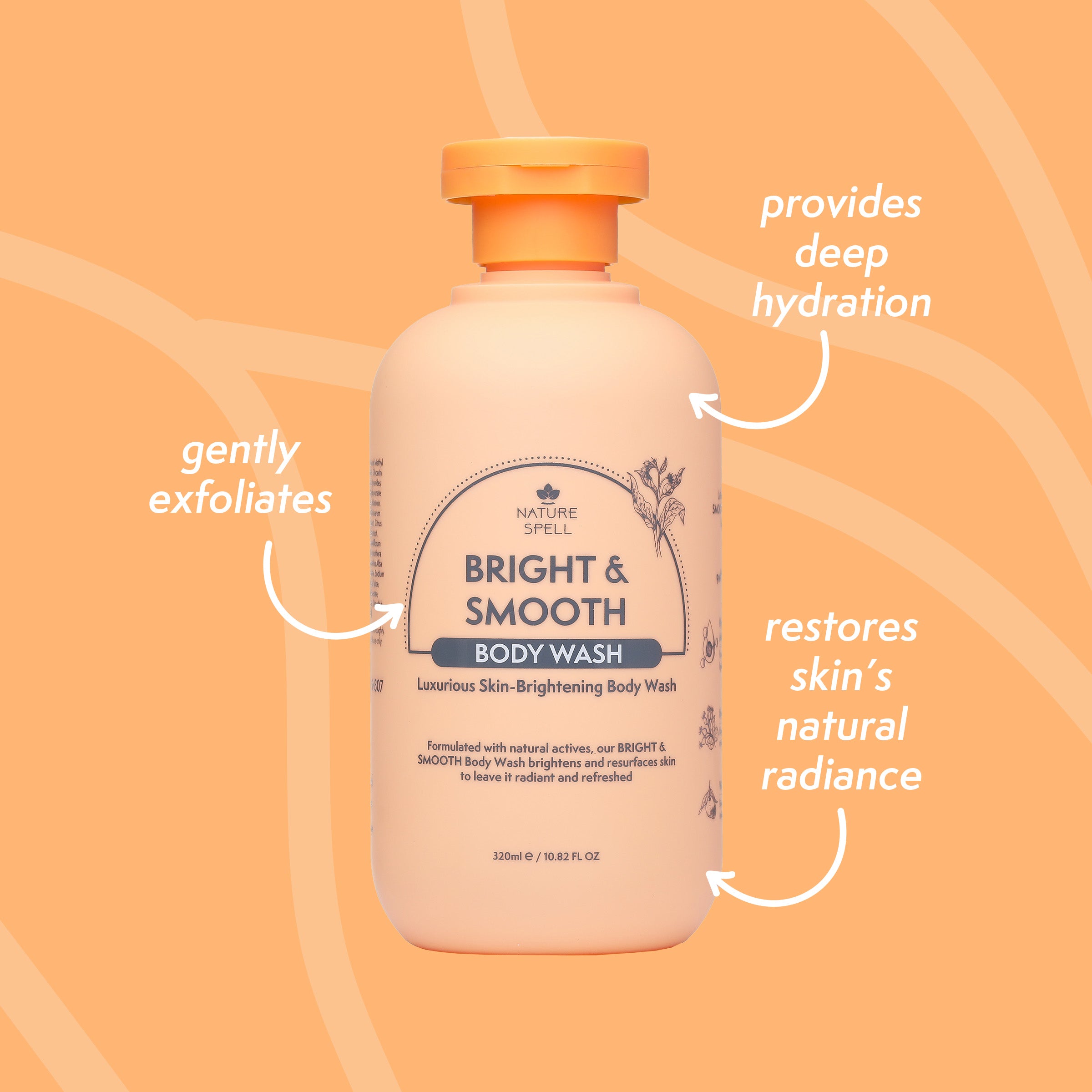 Bright & Smooth  body wash 320ml