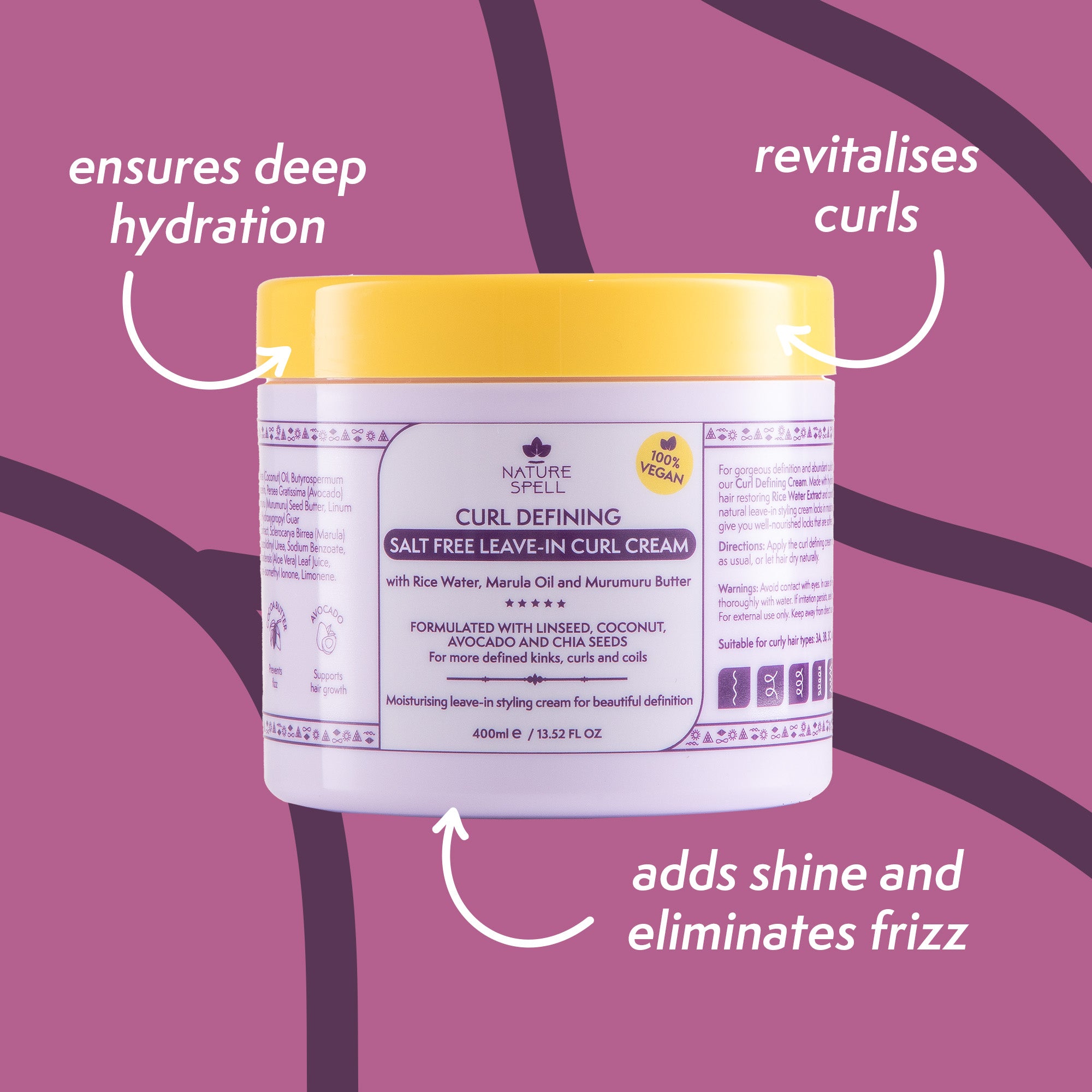 Curl Defining Salt Free Leave in Curl Cream