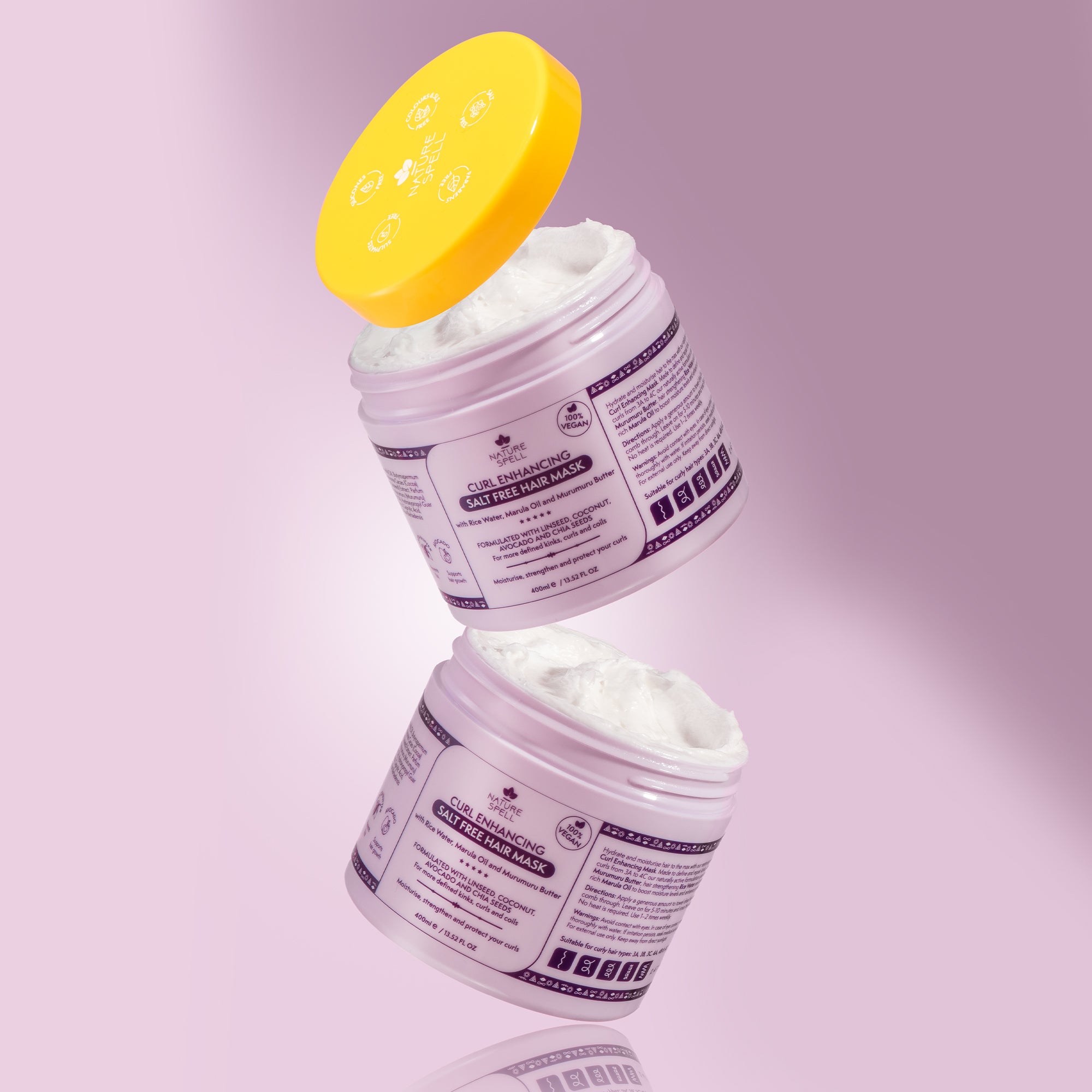 Curl Enhancing Haircare Collection - Shampoo, Conditioner, Hair Mask, Leave in Curl Cream