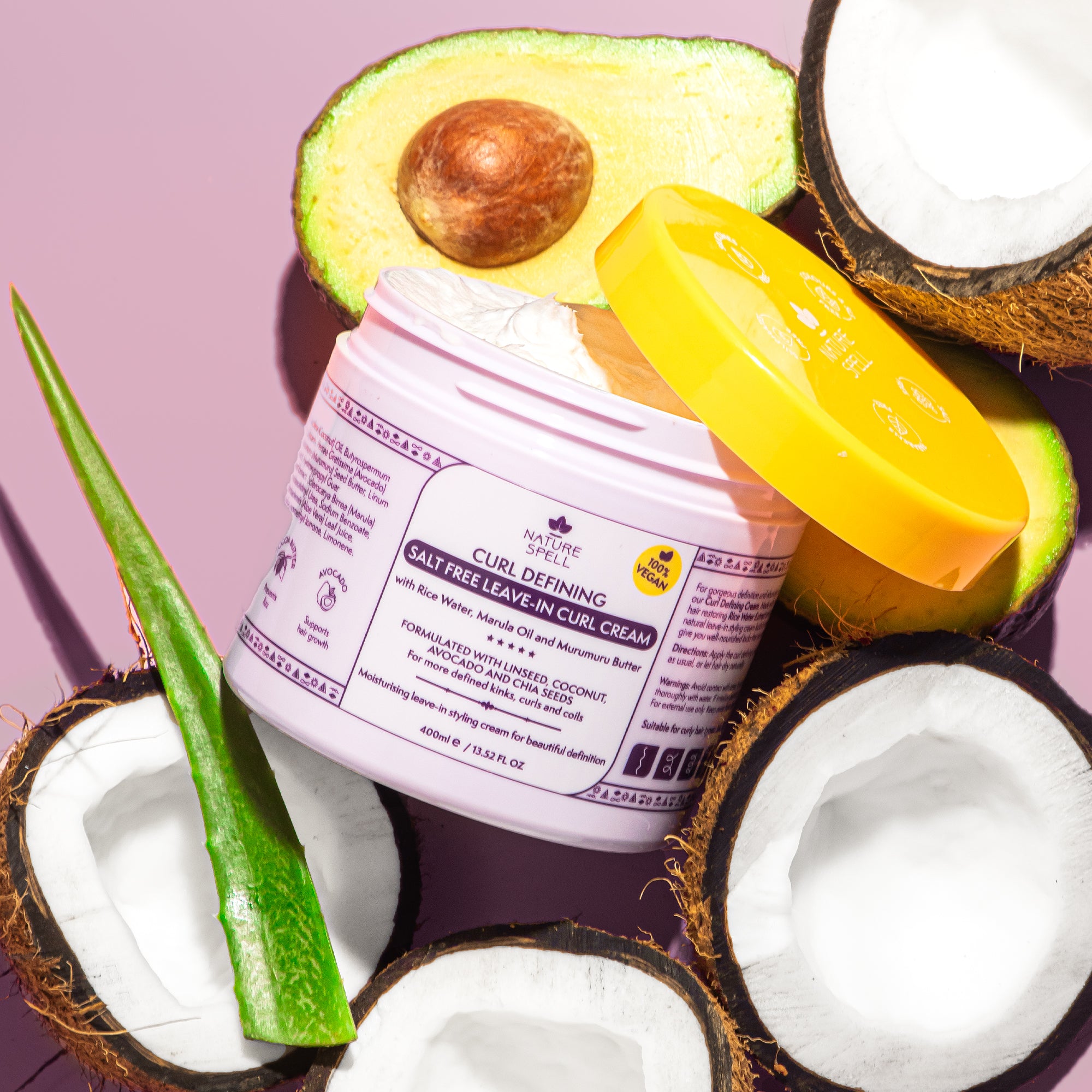 Curl Defining Salt Free Leave in Curl Cream