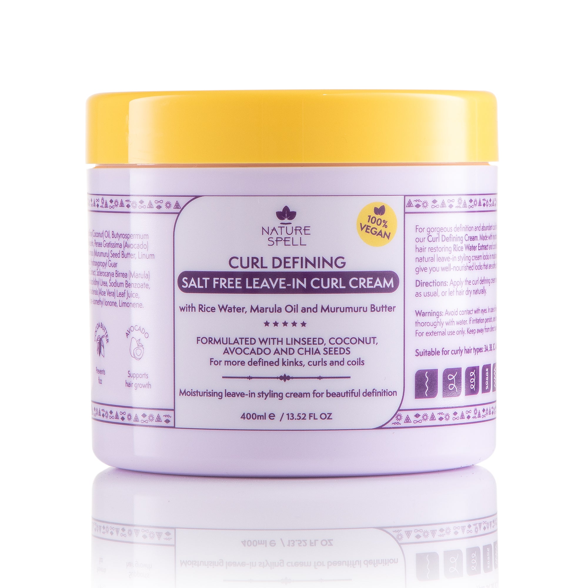 Curl Defining Salt Free Leave in Curl Cream