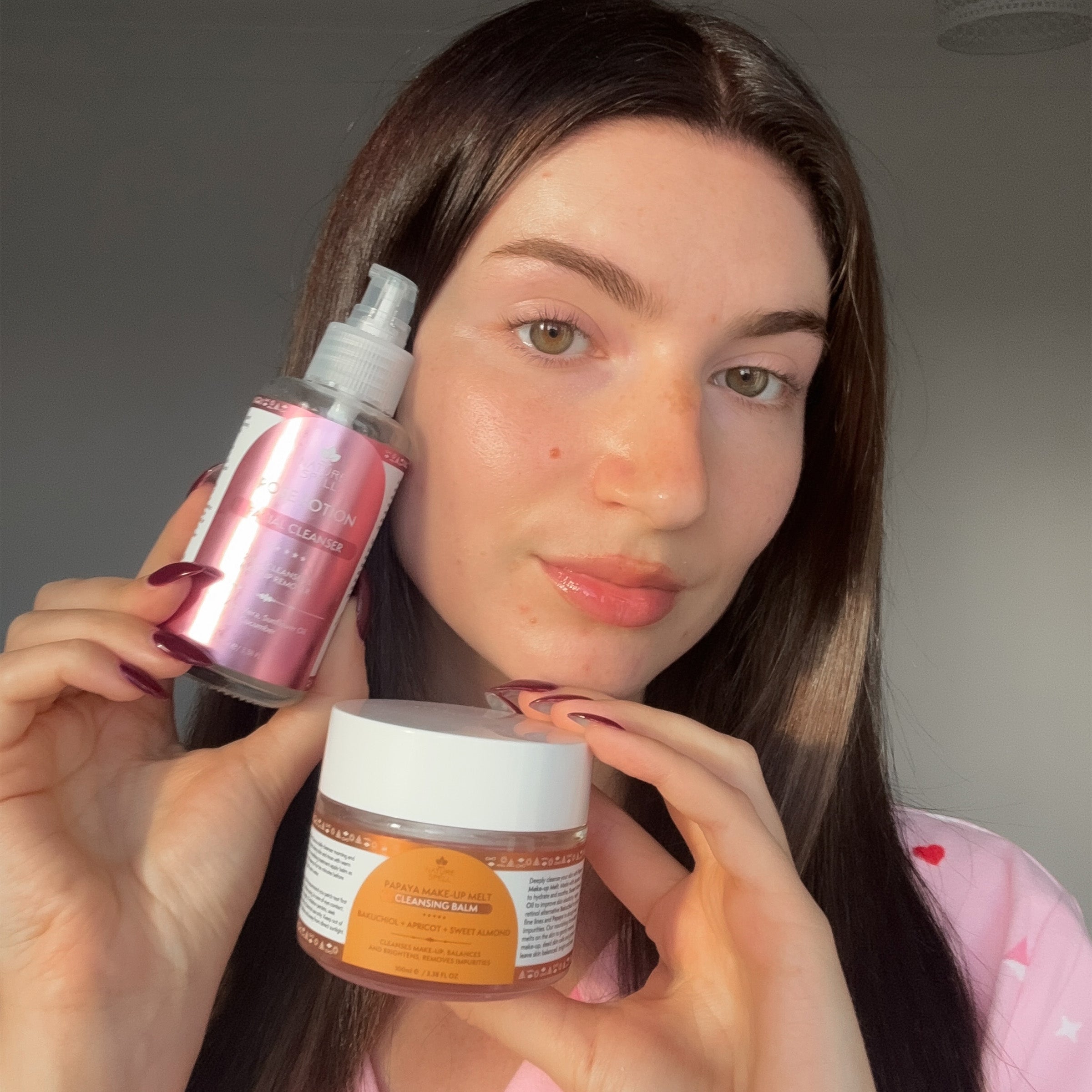 Double Cleansing Duo: Papaya Make-up Melt Cleansing Balm & Rose Aloe Vera Facial Cleanser