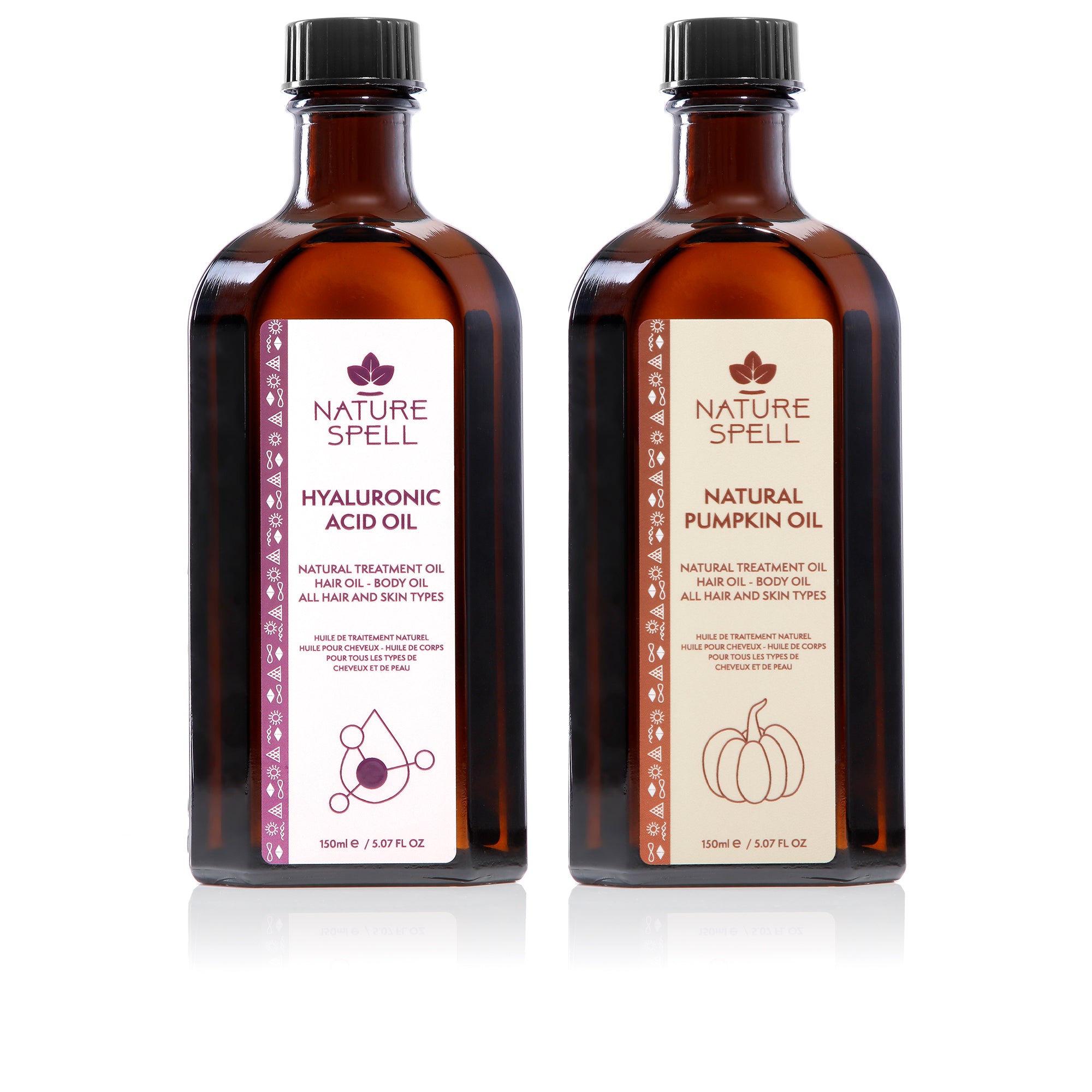 Duo Elixir: Hyaluronic Acid & Pumpkin Hair Oils - The Harmony of Hydration and Growth