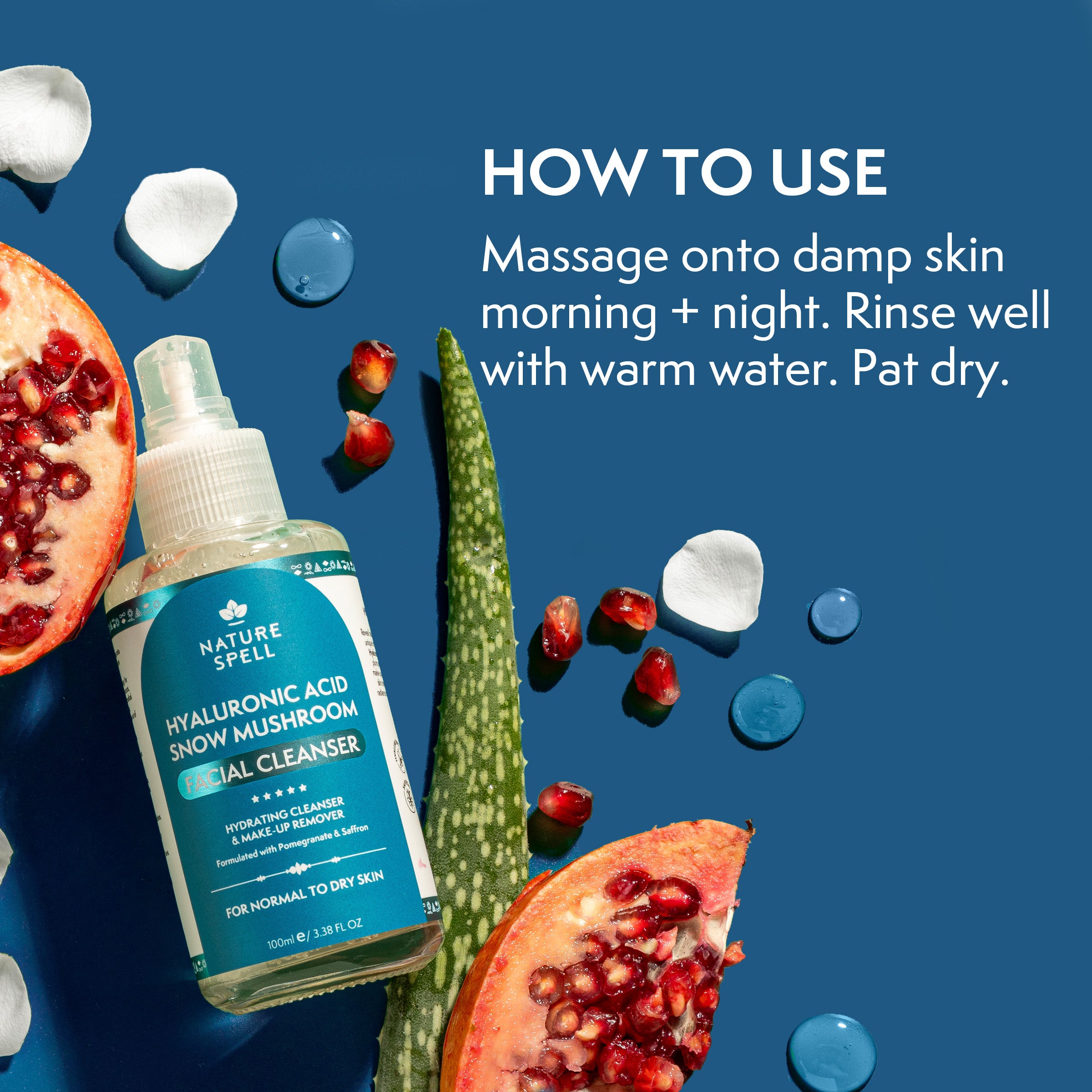 Hydrating Hyaluronic + Snow Mushroom  Face Cleanser