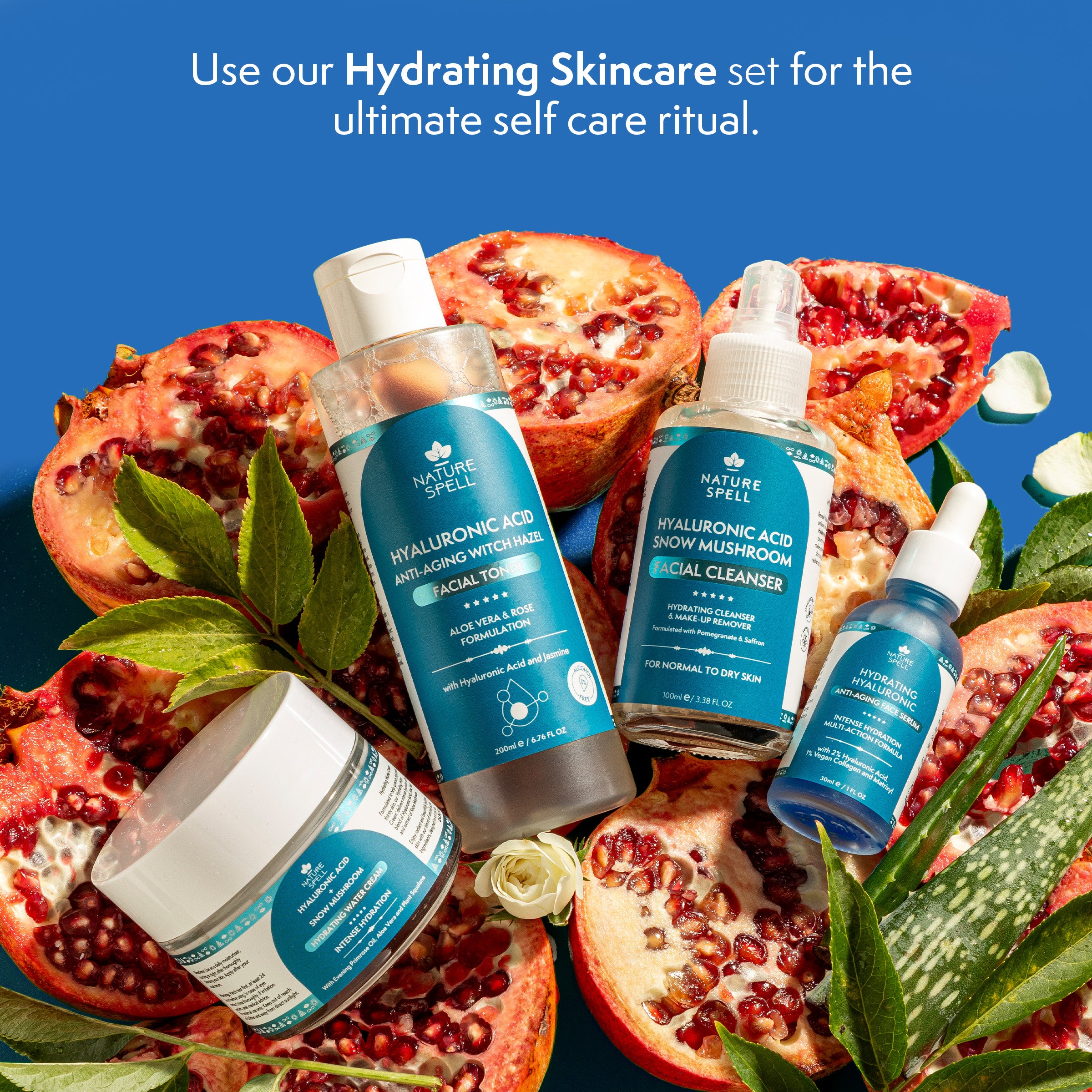Hydrating Hyaluronic + Snow Mushroom  Skincare Set