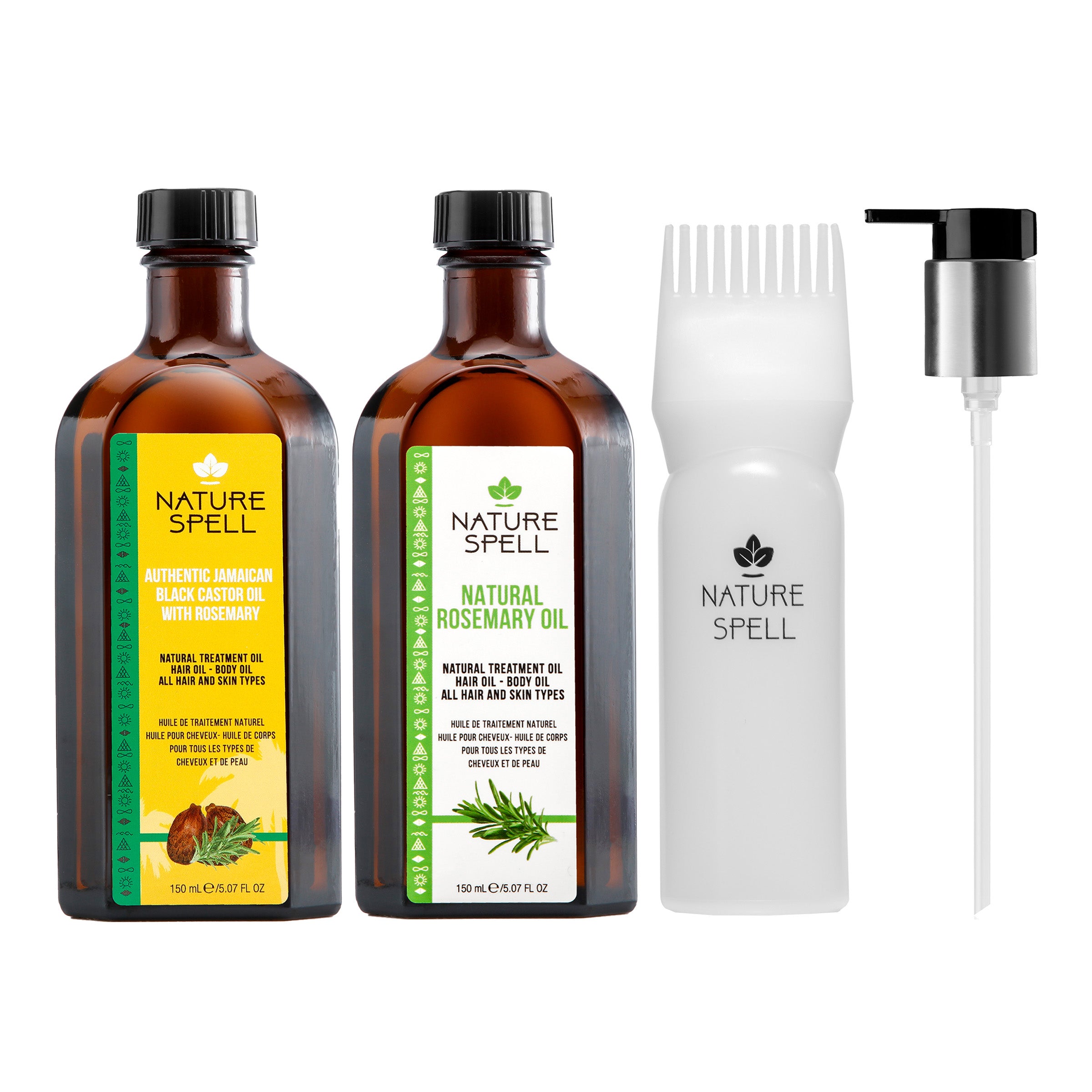 Limited Edition Rosemary Hair Oil Elixir Set for Luxurious Hair
