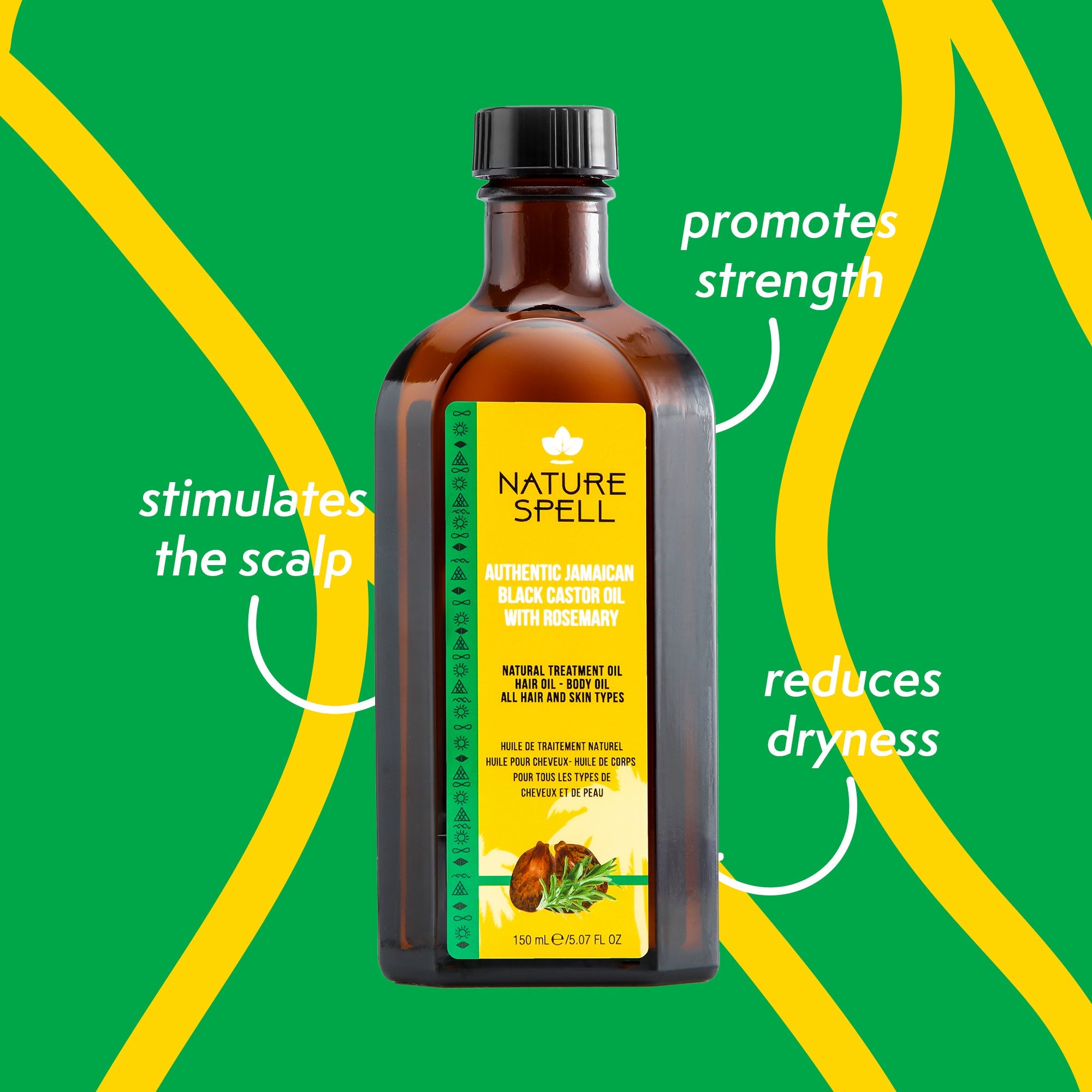 Rosemary with Jamaican Black Castor Oil For Hair & Skin