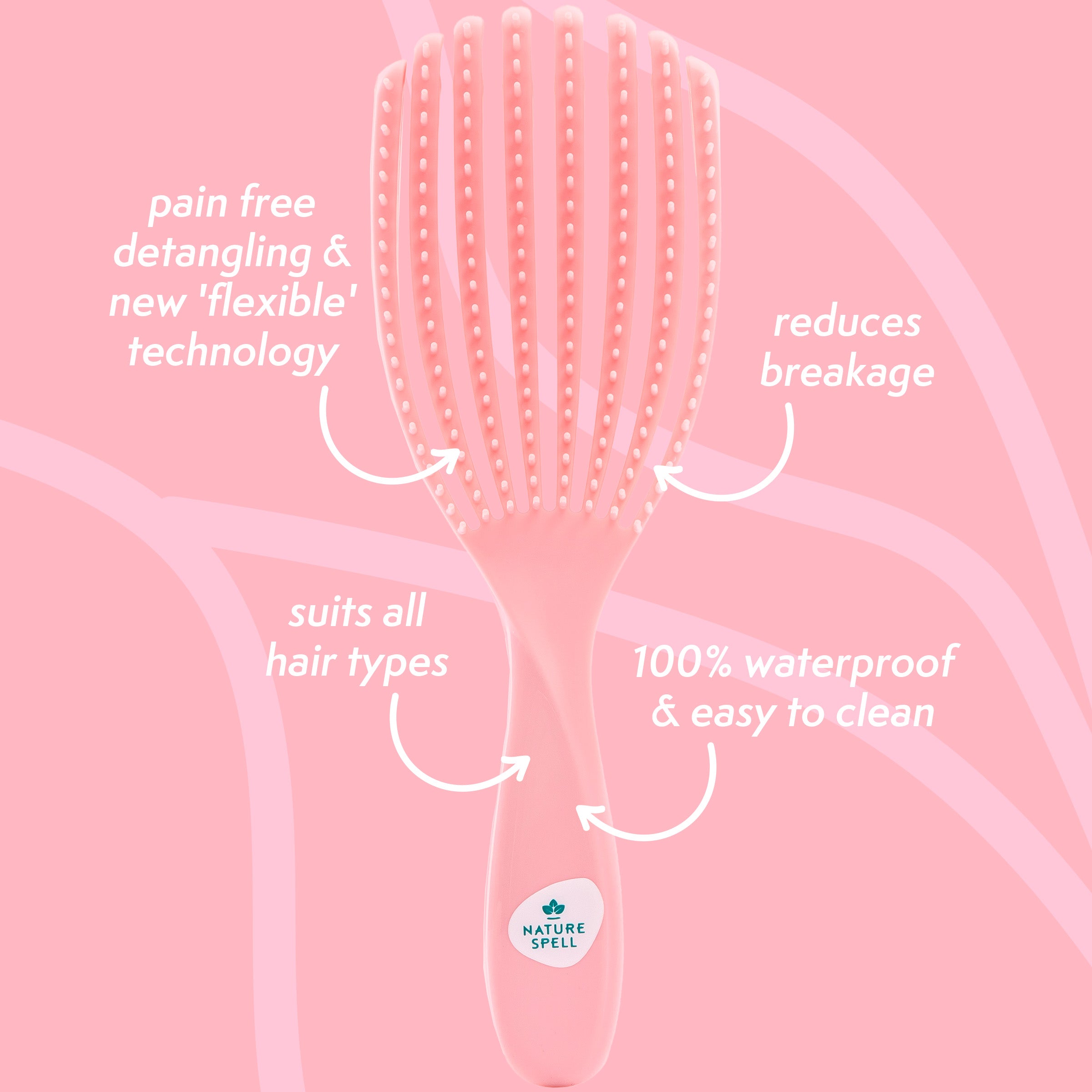 FlexiFlow Detangler - Blossom Blush
