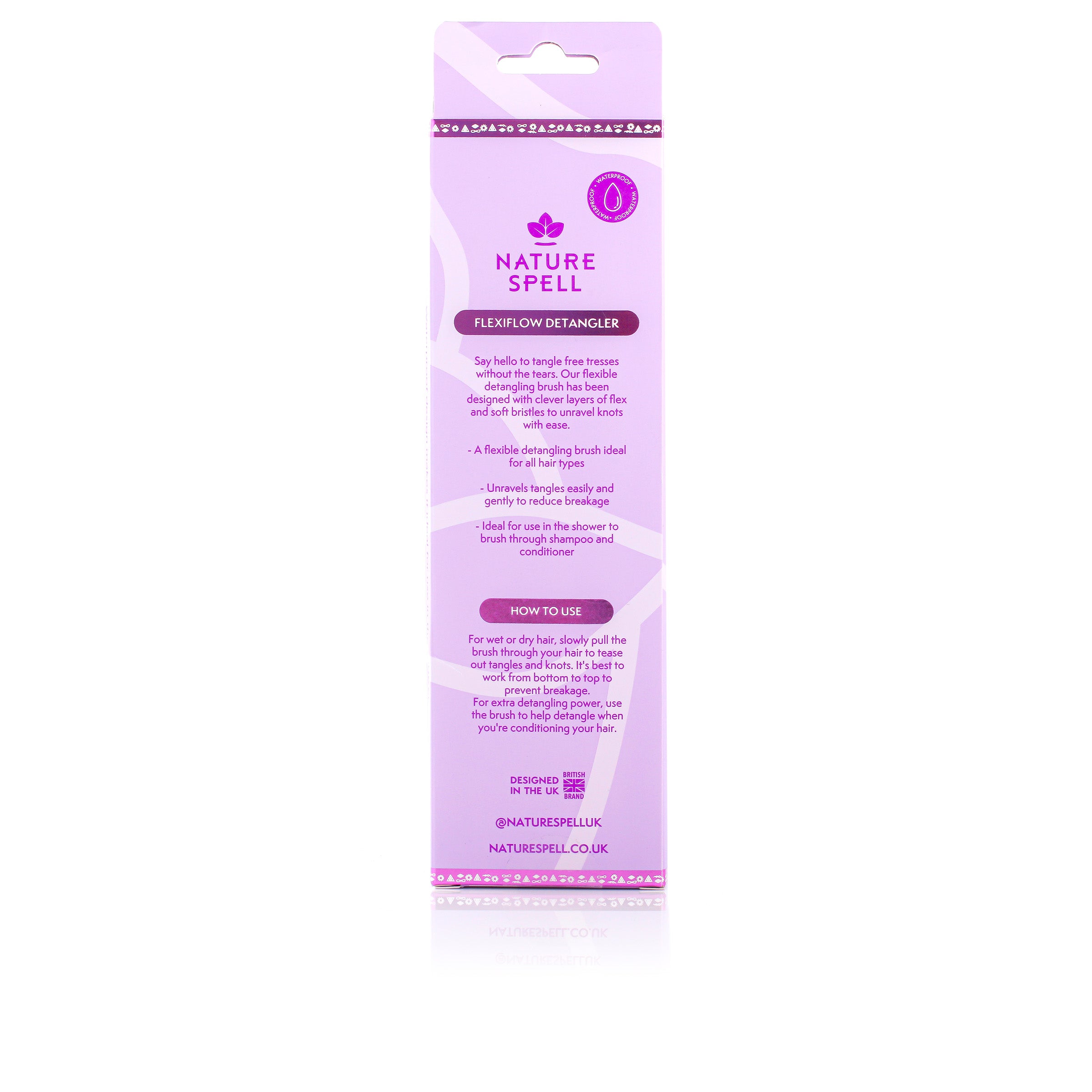 FlexiFlow Detangler - Purple