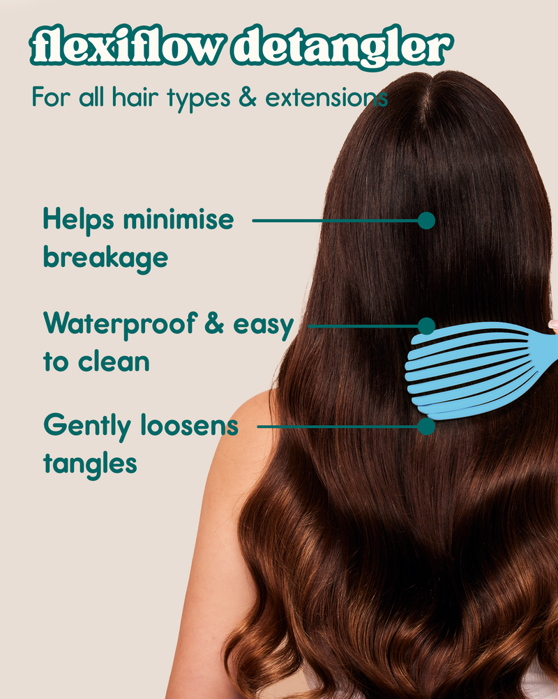 FlexiFlow Detangler - Curacaa Teal