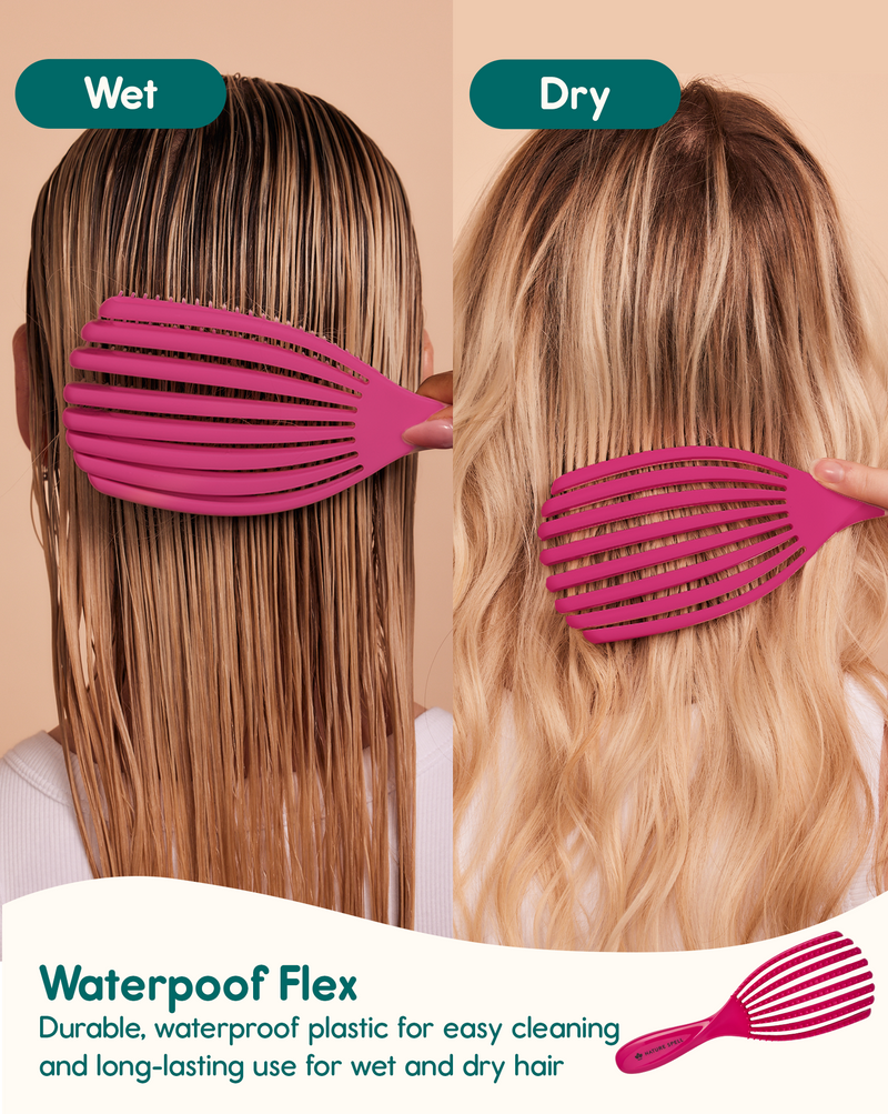 FlexiFlow Detangler - Summer Berry Plum