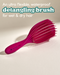 FlexiFlow Detangler - Summer Berry Plum