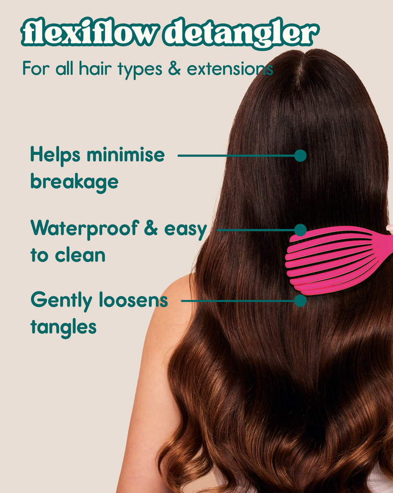 FlexiFlow Detangler - Summer Berry Plum