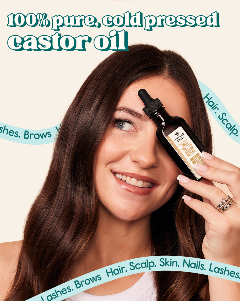 Nature Spell Cold Pressed Castor Hair Oil