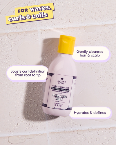 Curl Enhancing Salt Free Shampoo Travel Size - 95ml