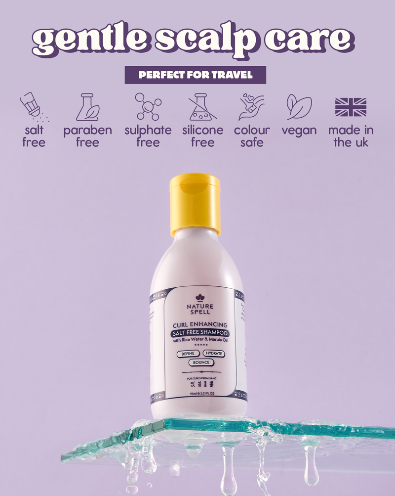 Curl Enhancing Salt Free Shampoo Travel Size - 95ml
