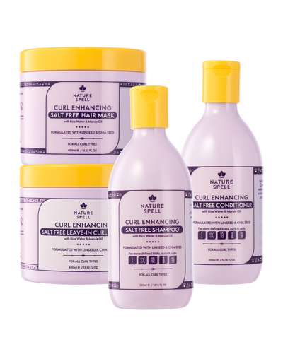 curl enhancing haircare routine