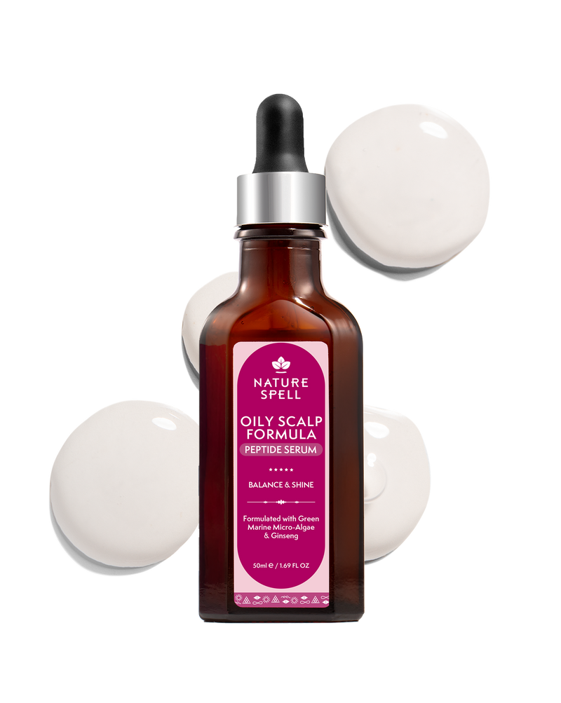 Oily Scalp Formula - Balance & Shine Peptide Serum for Oily Scalp with Ginseng + Witch Hazel