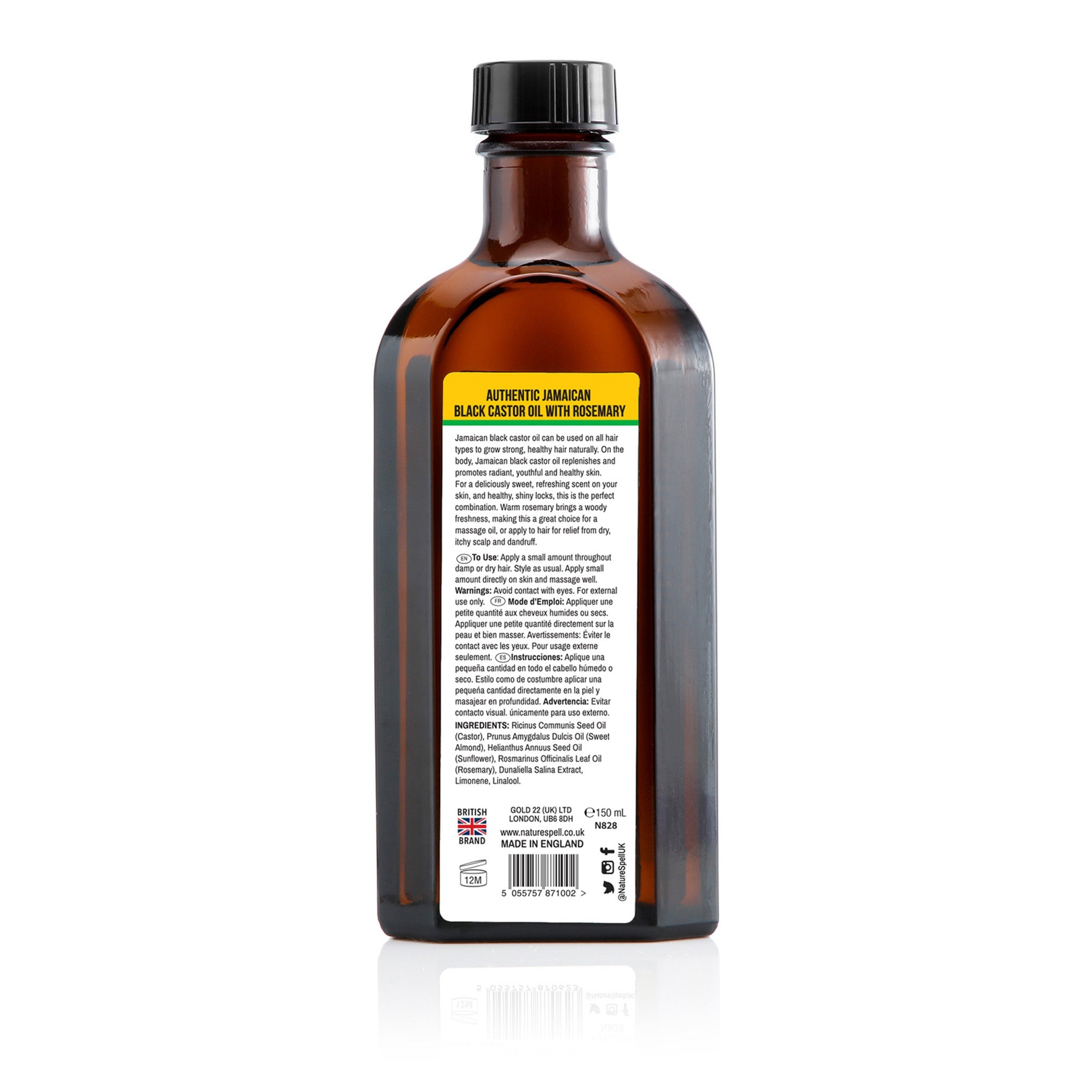 Rosemary with Jamaican Black Castor Oil For Hair & Skin