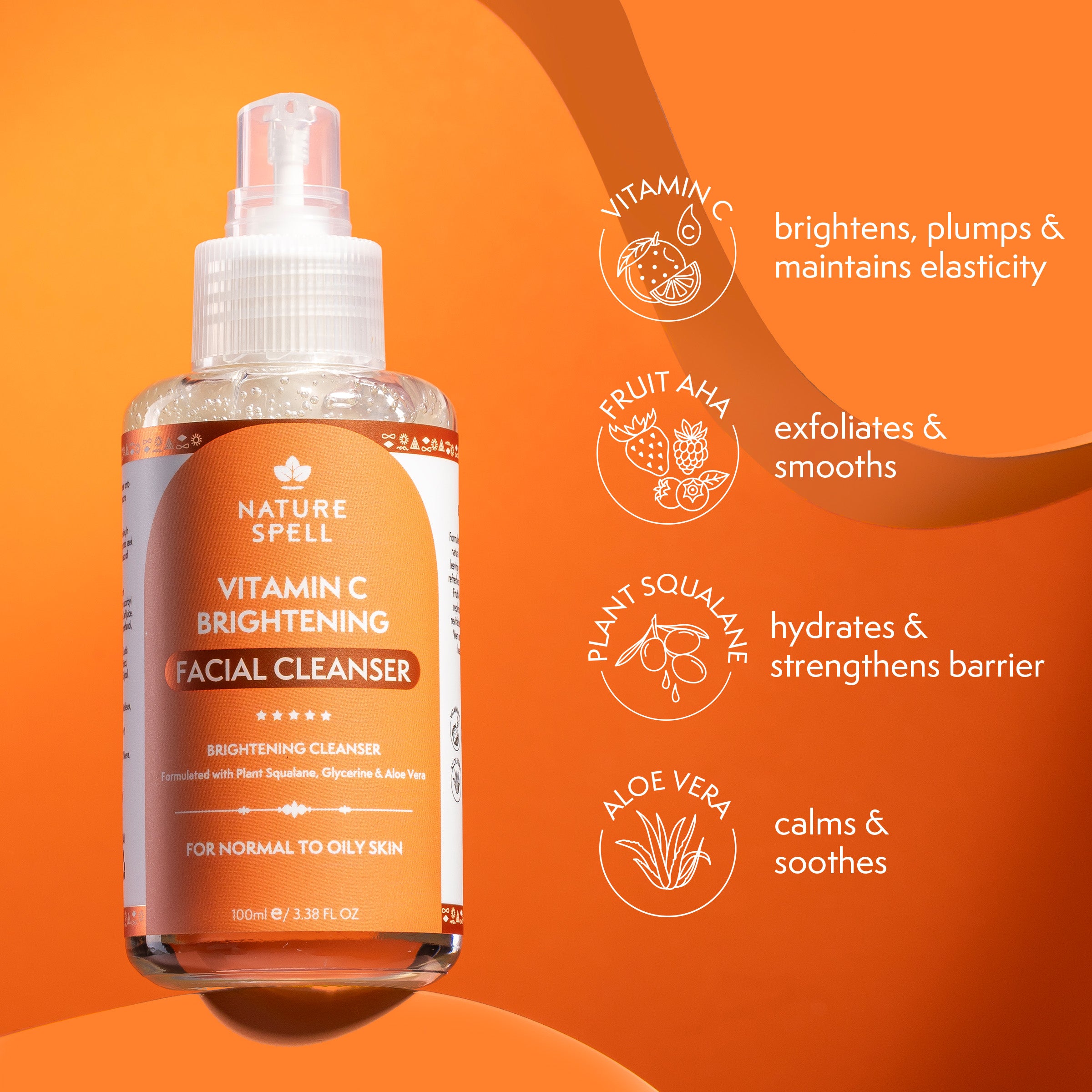 Vitamin C + Fruit AHA  Face Cleanser