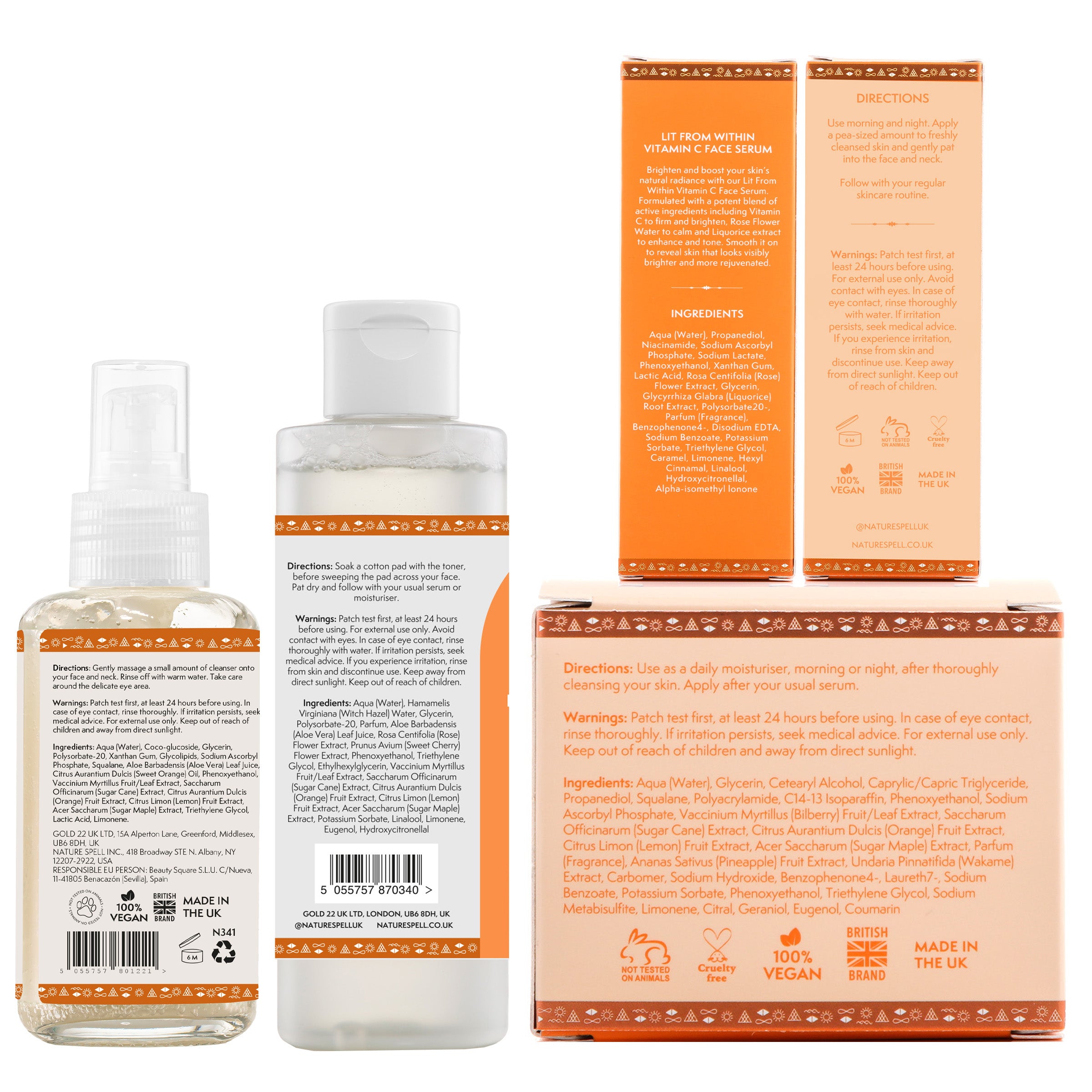 Vitamin C + Fruit AHA Skincare Collection
